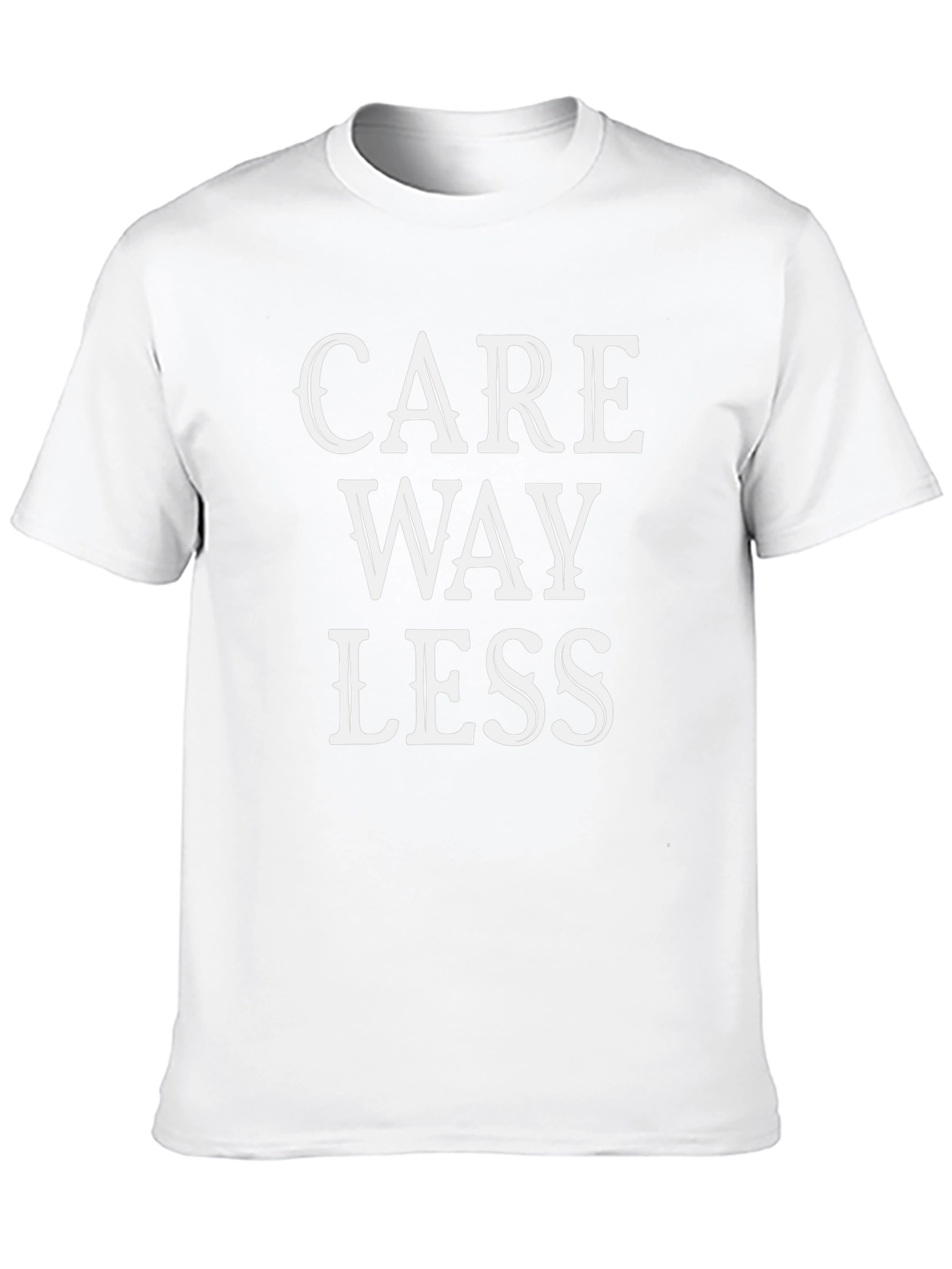 Care Way Less Graphic Tee - Relaxed Fit