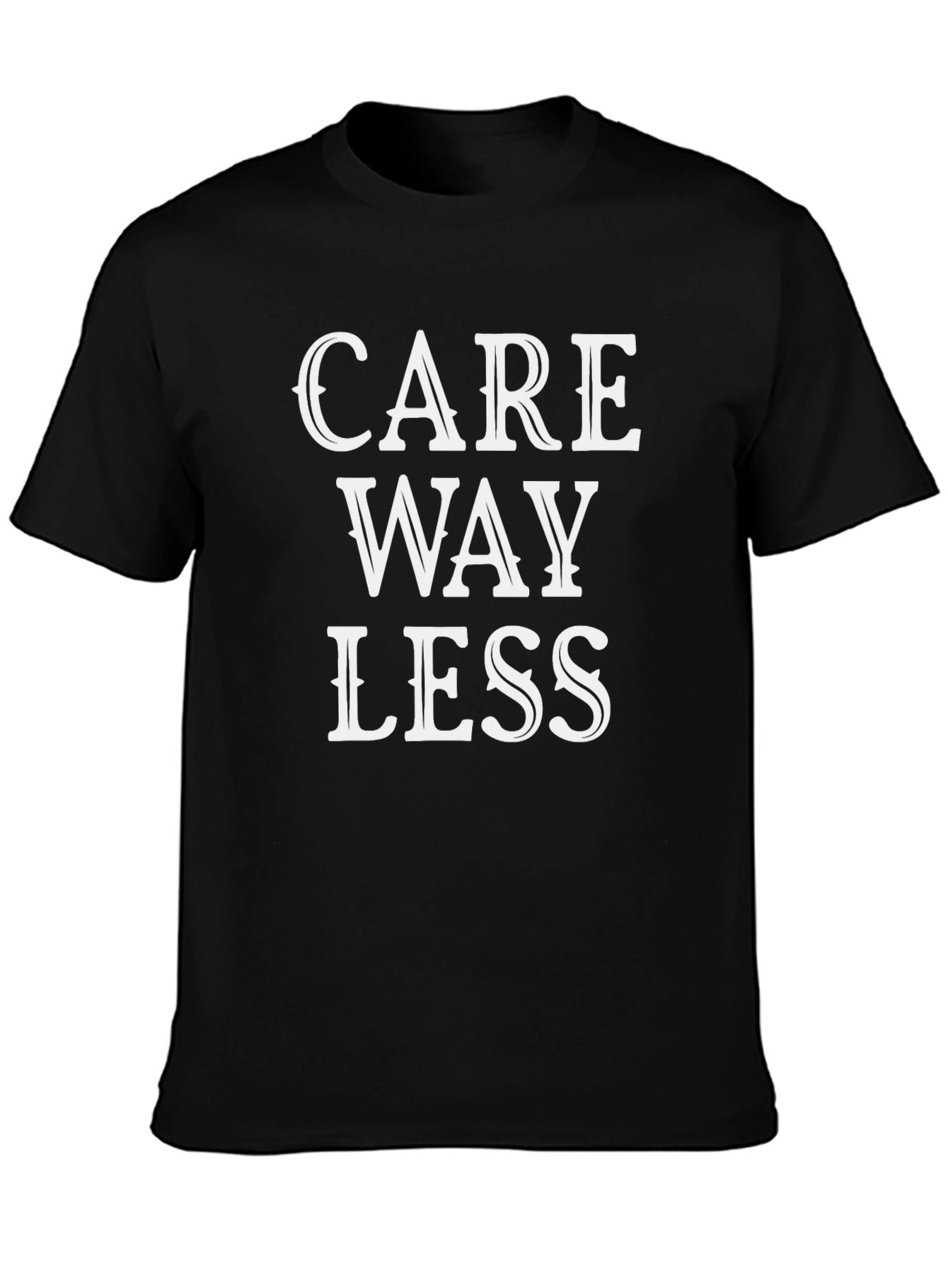 Care Way Less Graphic Tee - Relaxed Fit