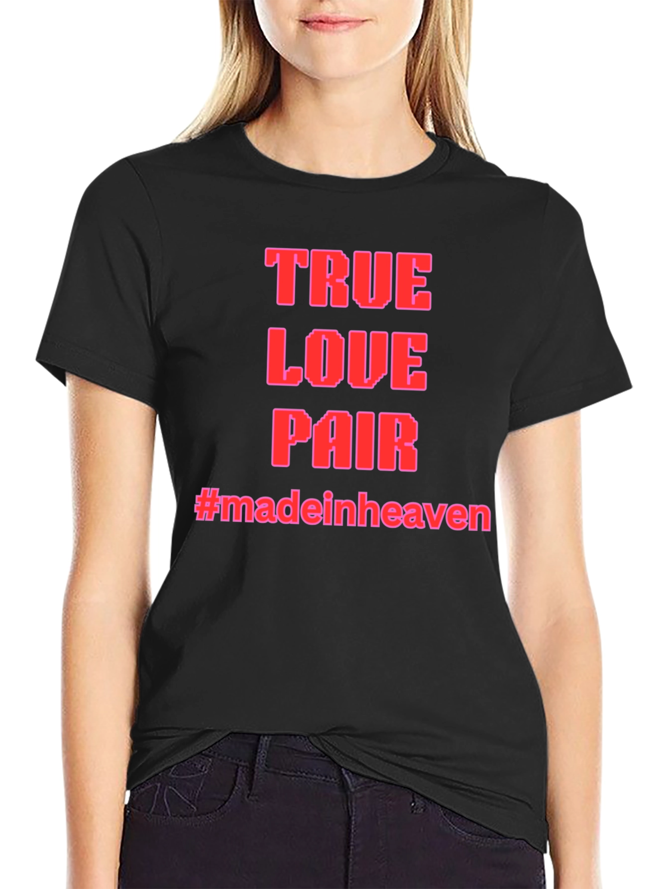 True Love Pair Graphic Tee - Made in Heaven
