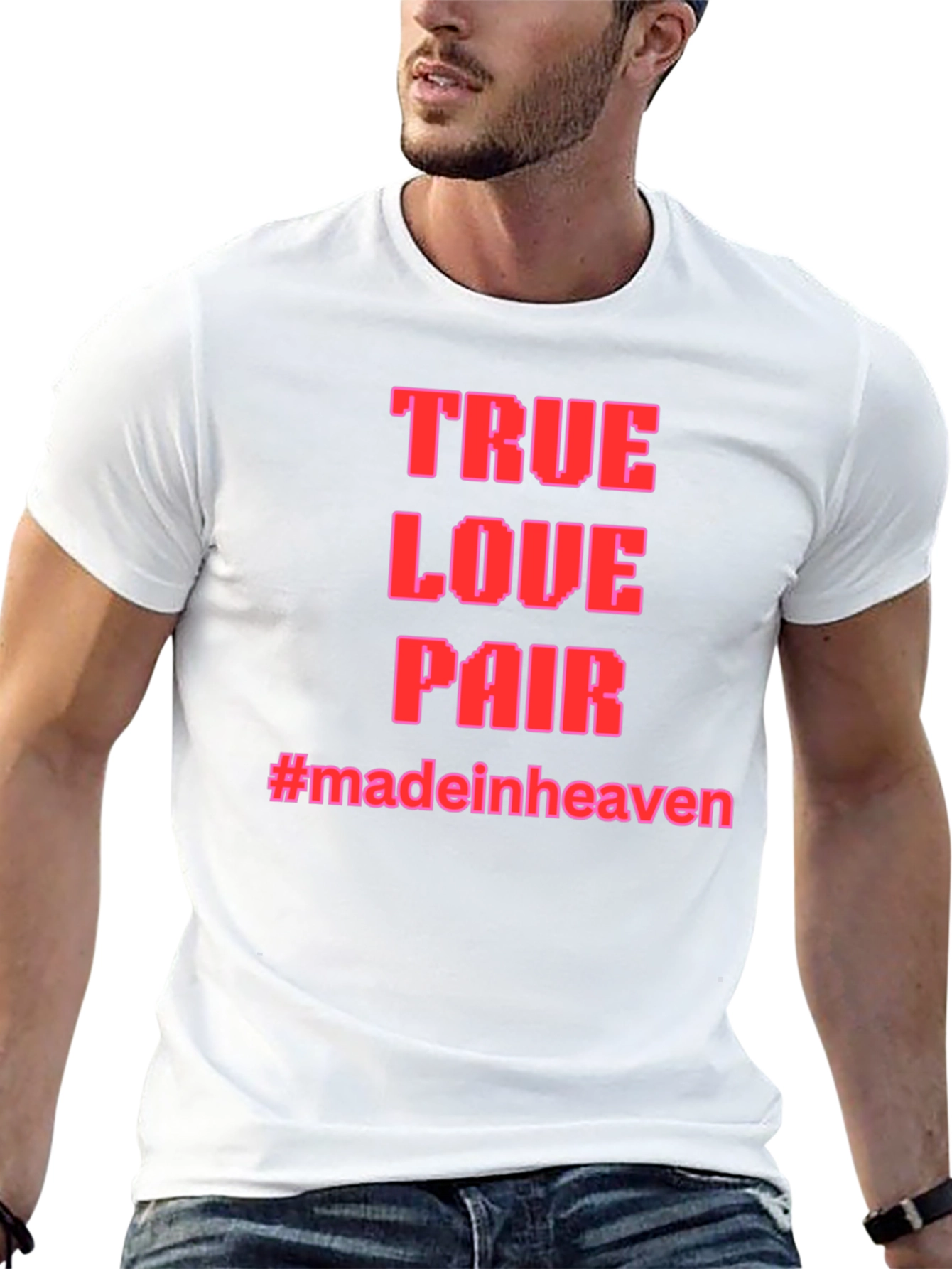 True Love Pair Graphic Tee - Made in Heaven