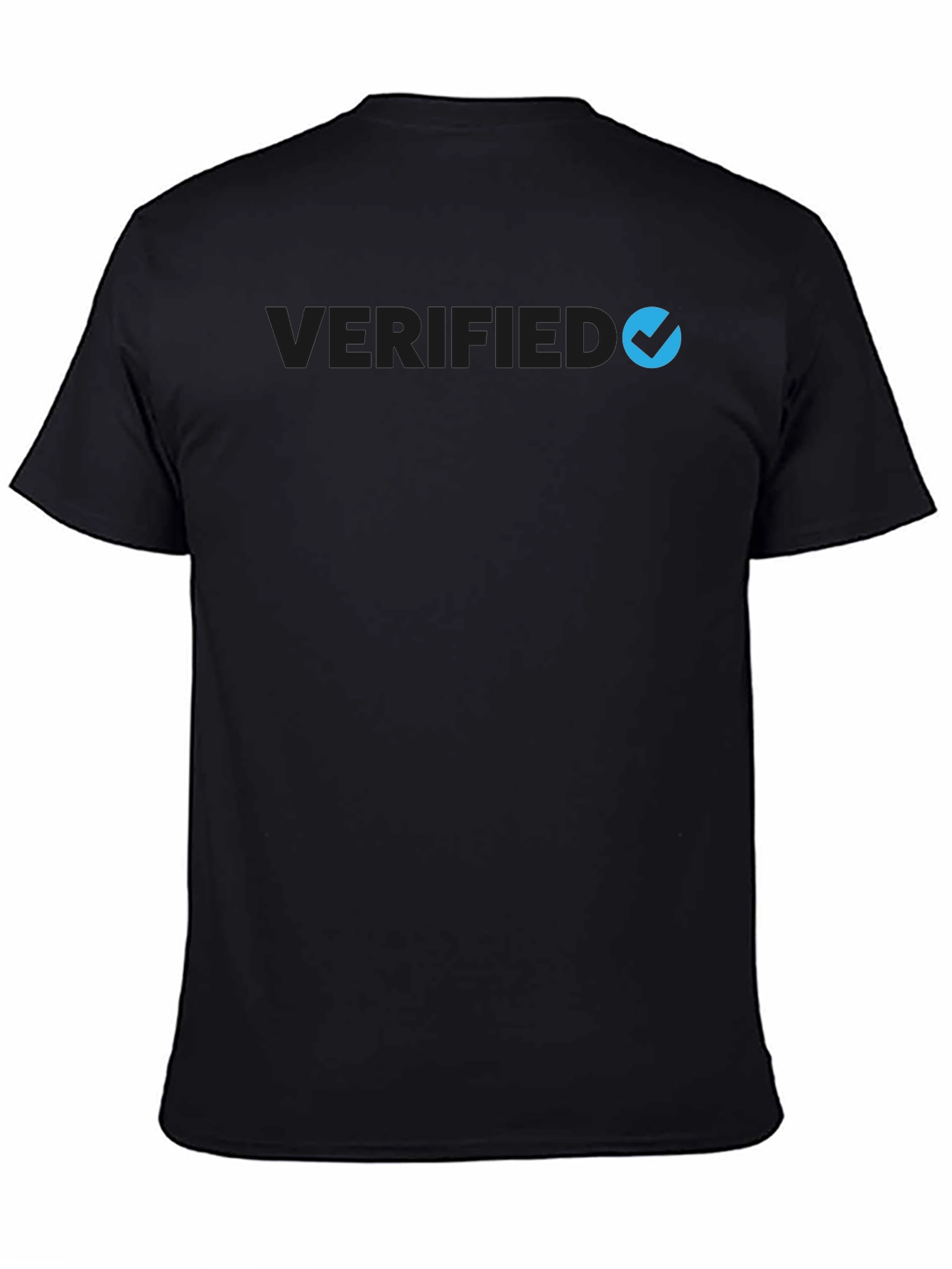 Verified Black T-Shirt - Stylish Mens Fashion