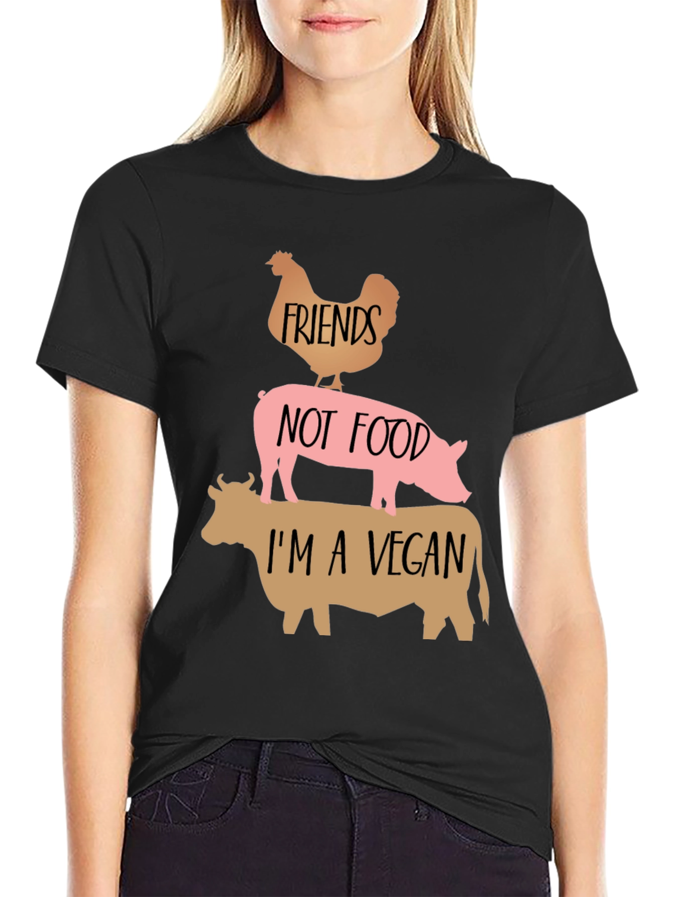 Vegan Friends Not Food T-Shirt