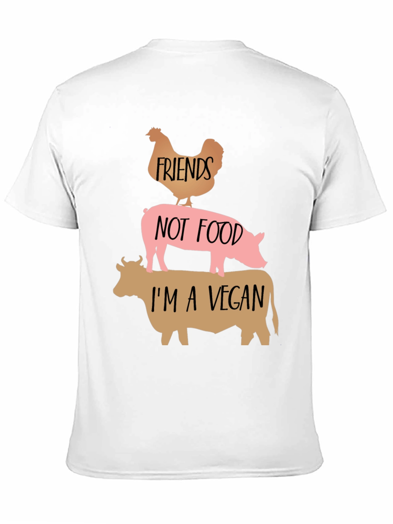 Vegan Friends Not Food T-Shirt