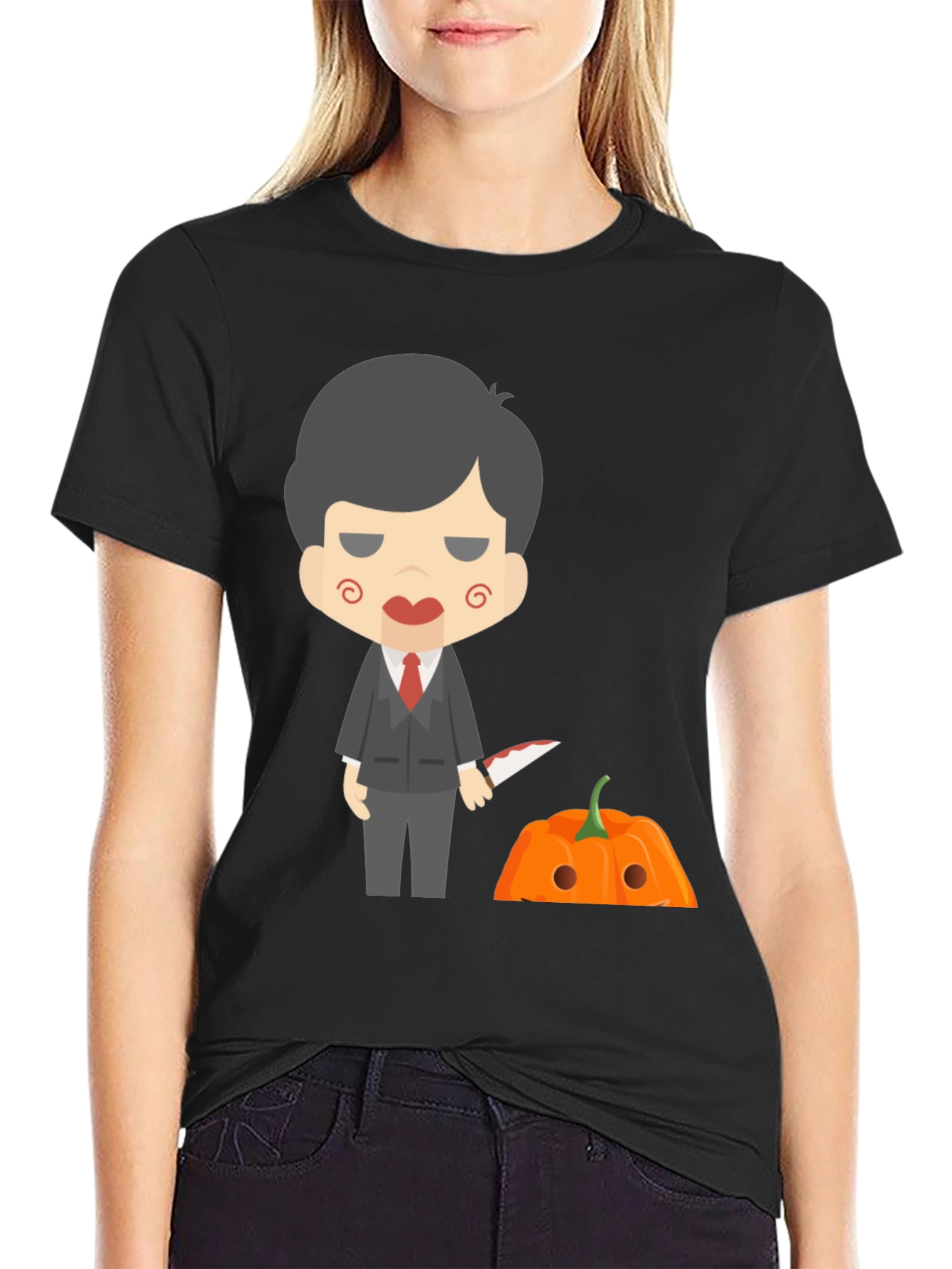 Halloween Jigsaw Pumpkin T-Shirt
