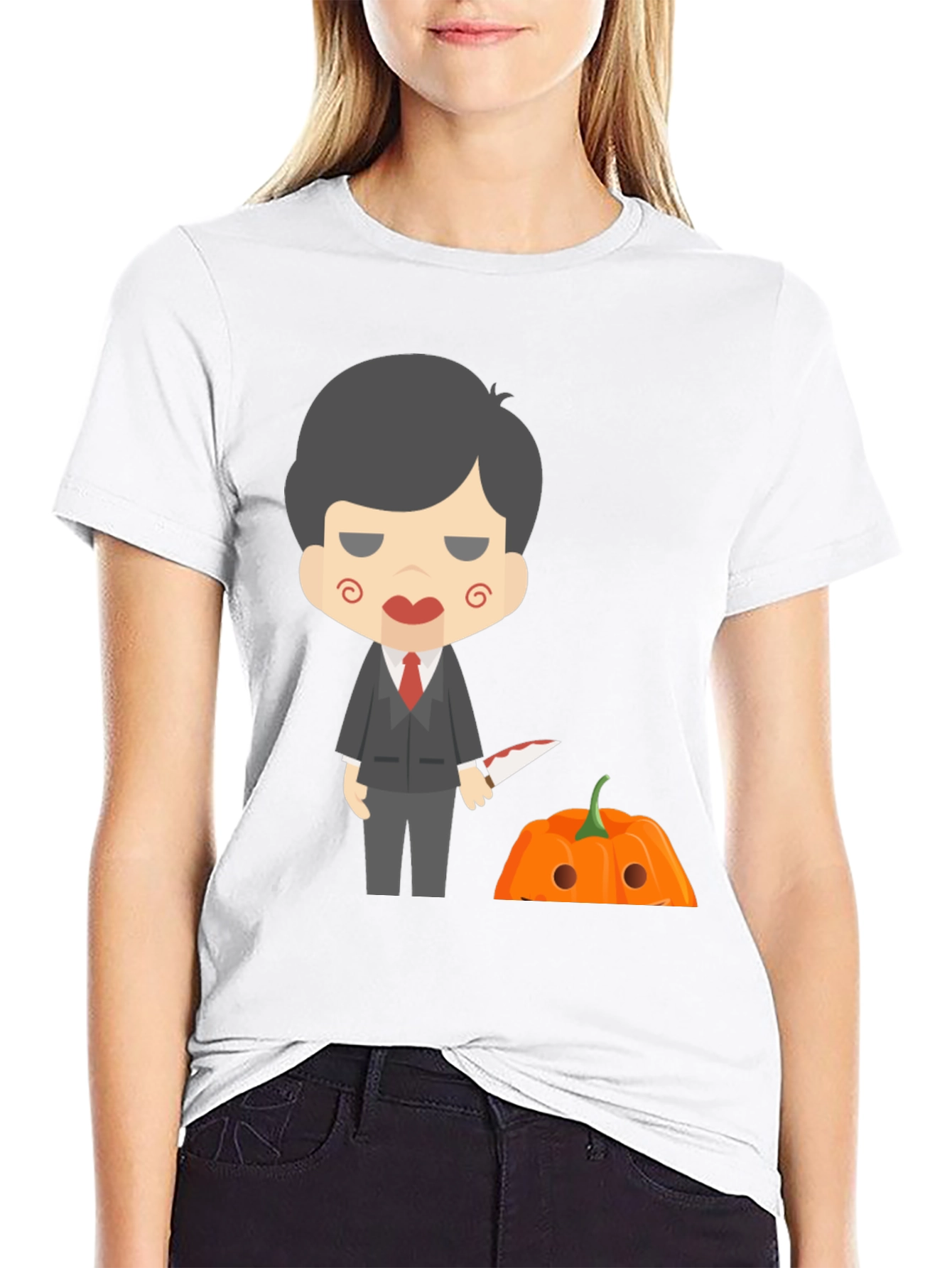 Halloween Jigsaw Pumpkin T-Shirt
