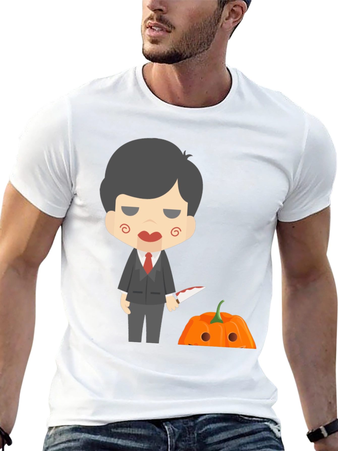 Halloween Jigsaw Pumpkin T-Shirt