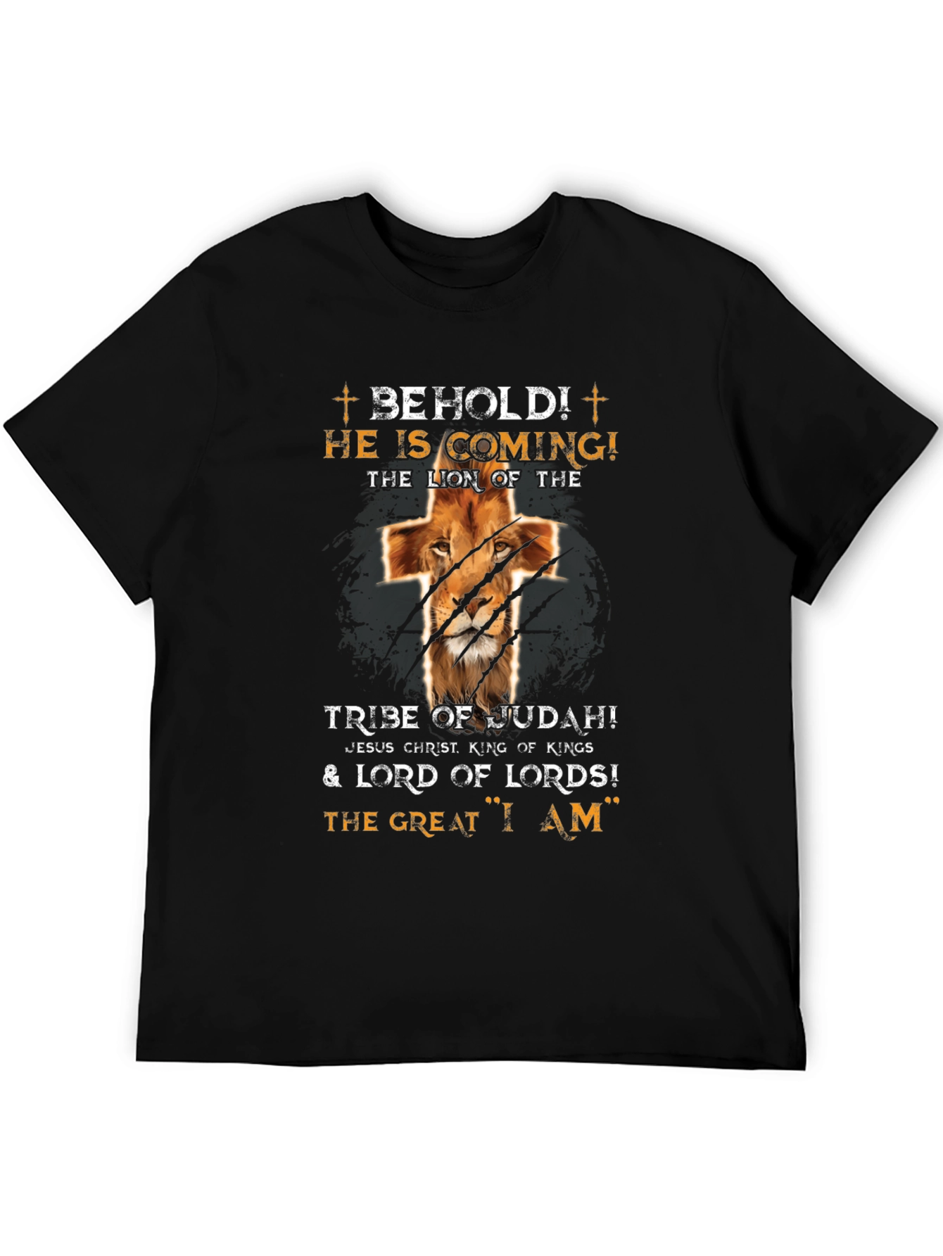 Behold! He Is Coming! Lion of Judah Graphic T-Shirt