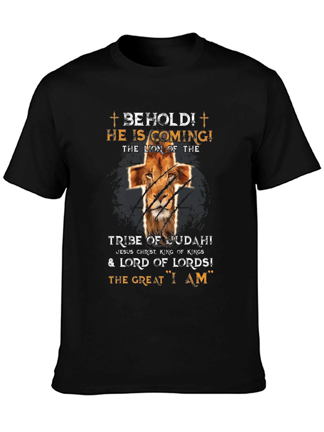 Behold! He Is Coming! Lion of Judah Graphic T-Shirt