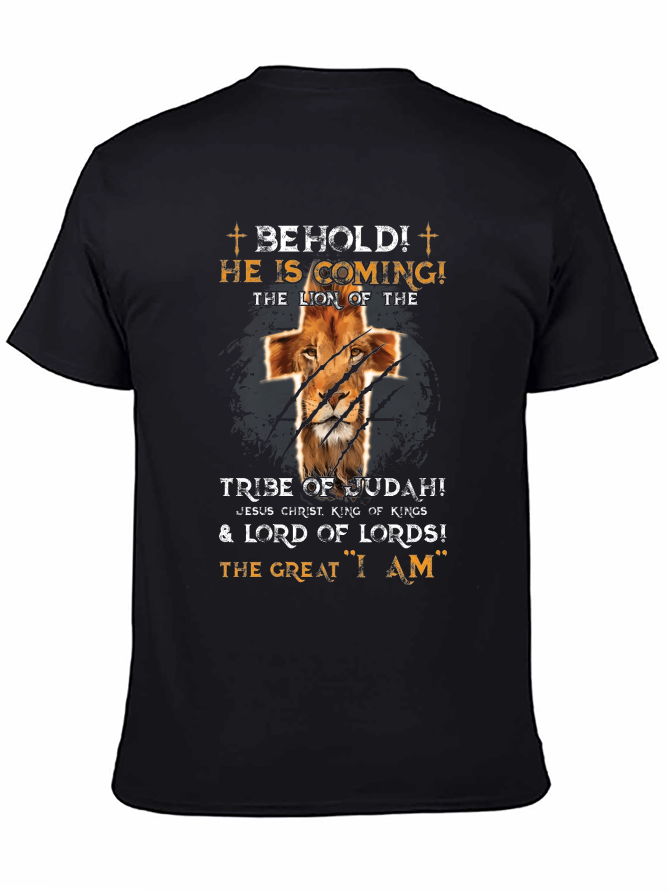 Behold! He Is Coming! Lion of Judah Graphic T-Shirt