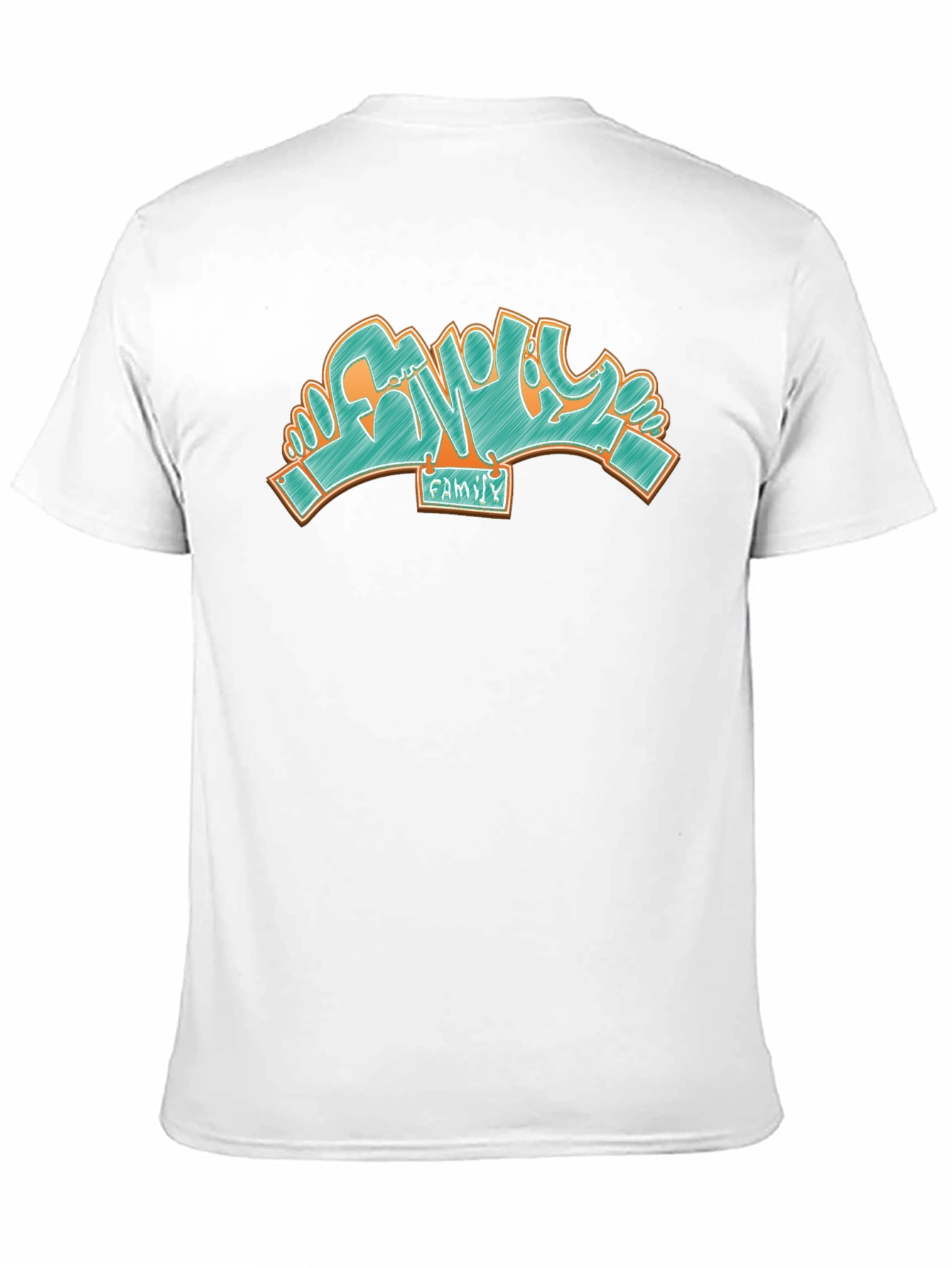 Family Graffiti T-Shirt - Stylish Black Tee