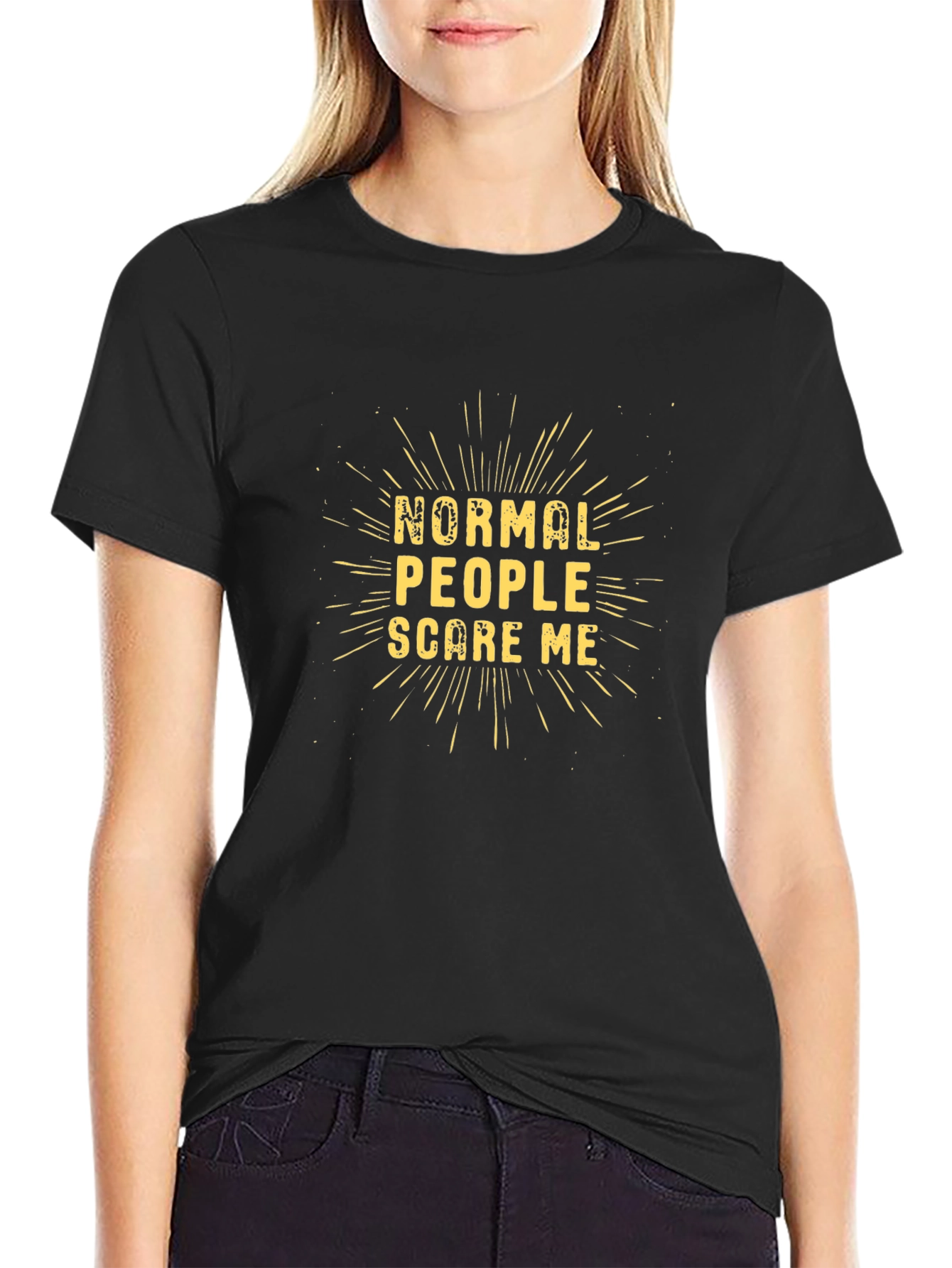 Normal People Scare Me Graphic Tee