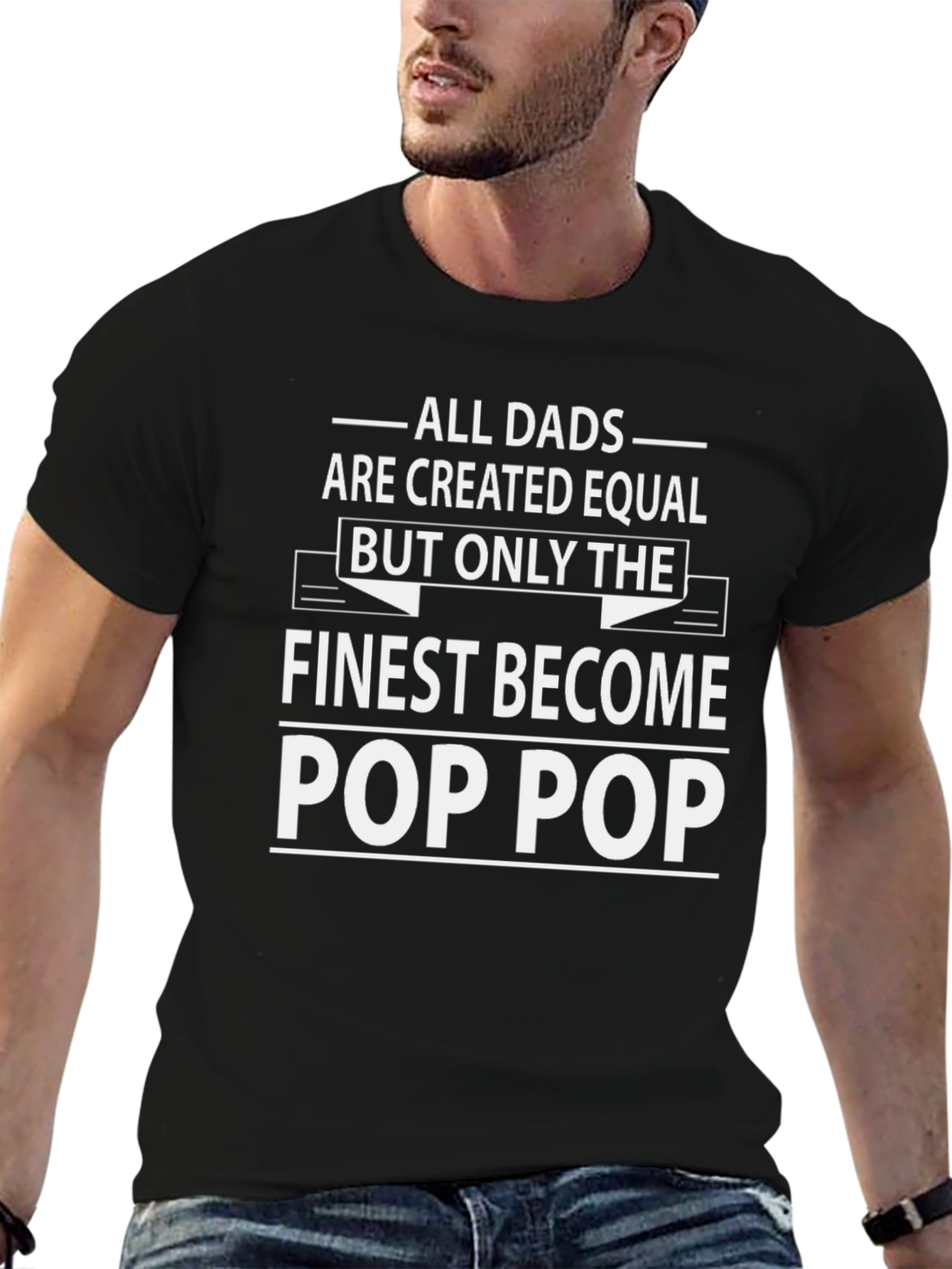 Finest Pop Pop T-Shirt - Gift for Grandpa