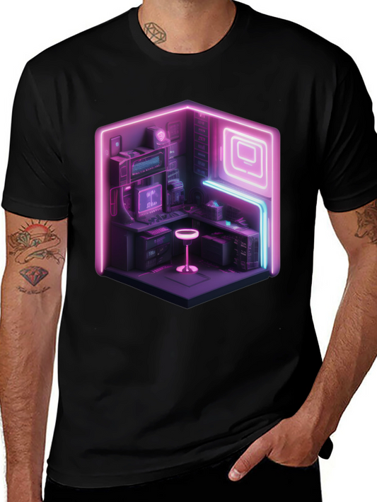 Neon Cyberpunk Gamer T-Shirt