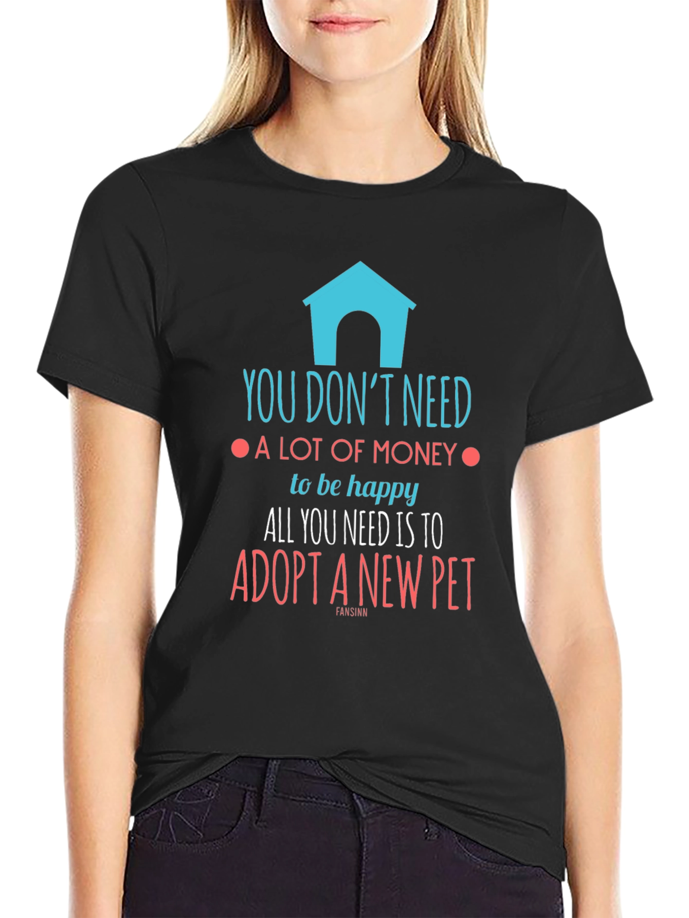 Adopt A Pet T-Shirt - Happy Life