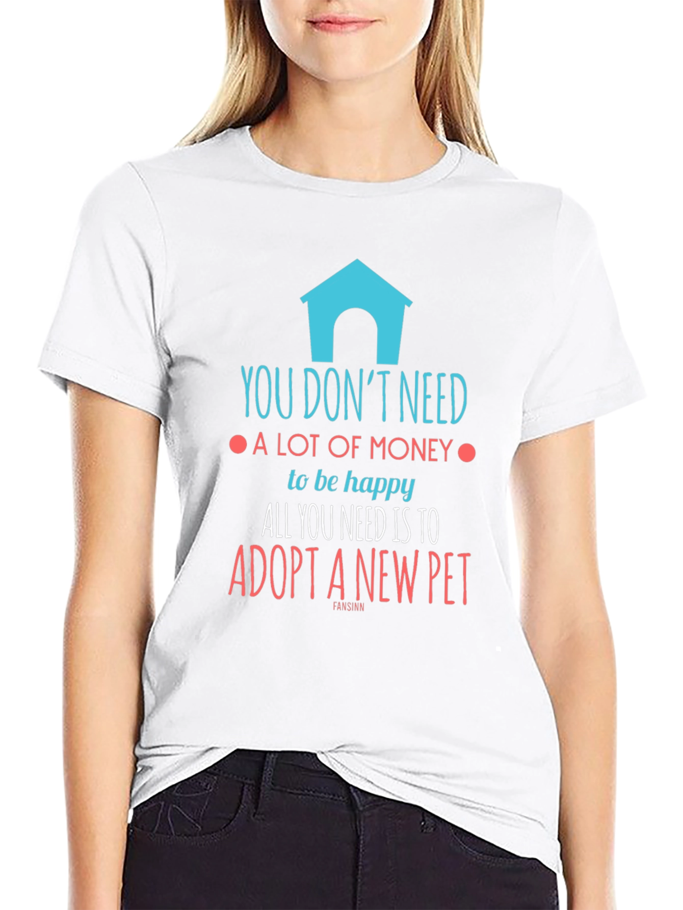 Adopt A Pet T-Shirt - Happy Life