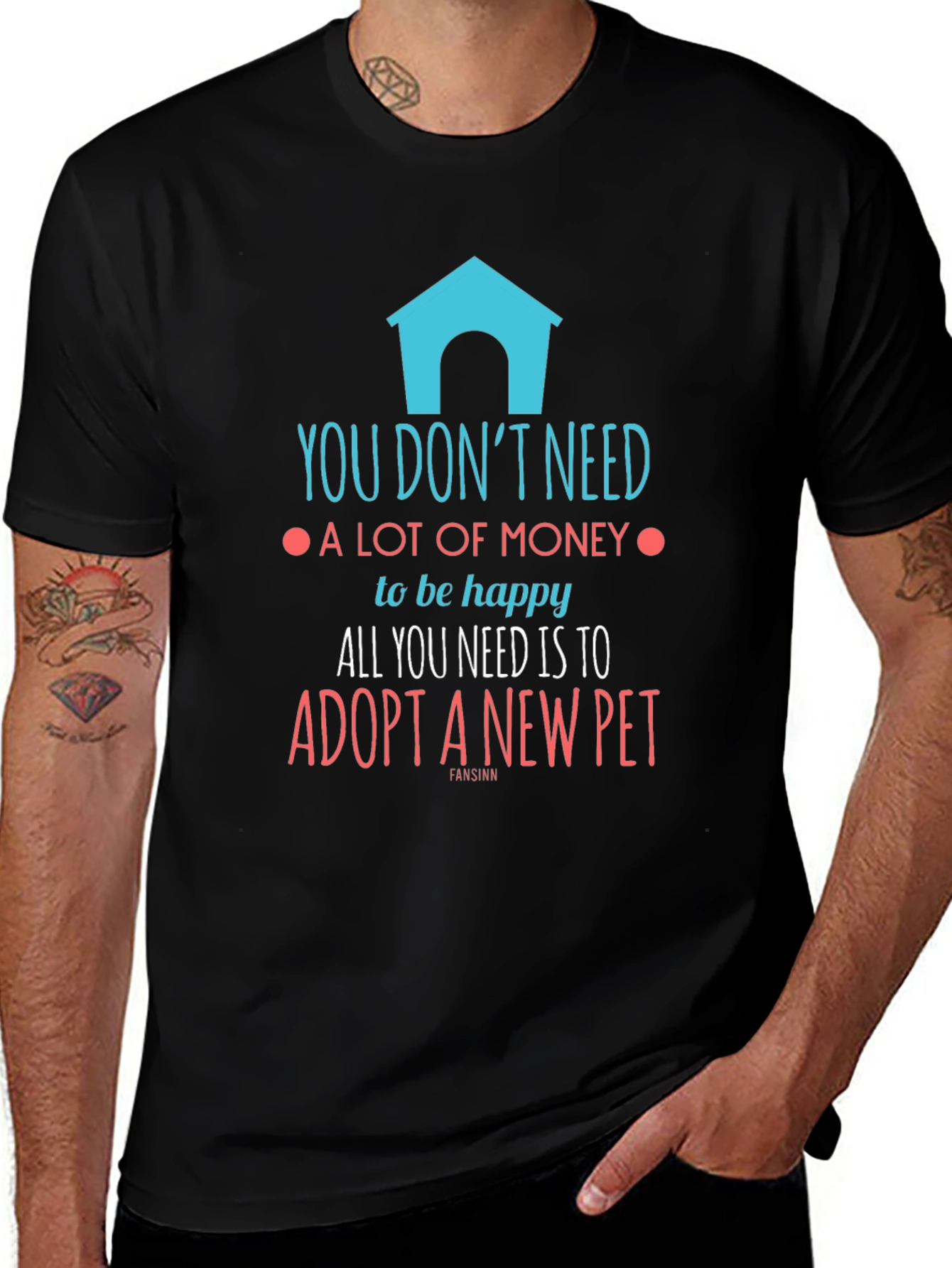 Adopt A Pet T-Shirt - Happy Life