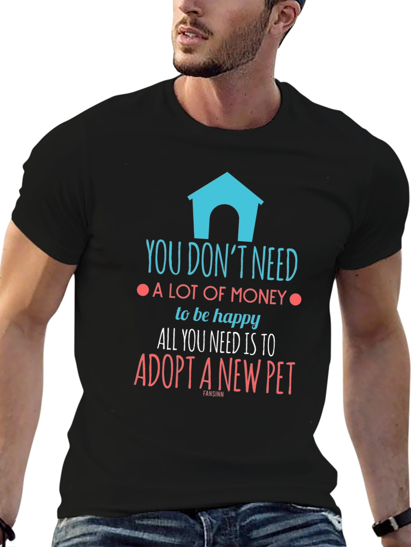 Adopt A Pet T-Shirt - Happy Life