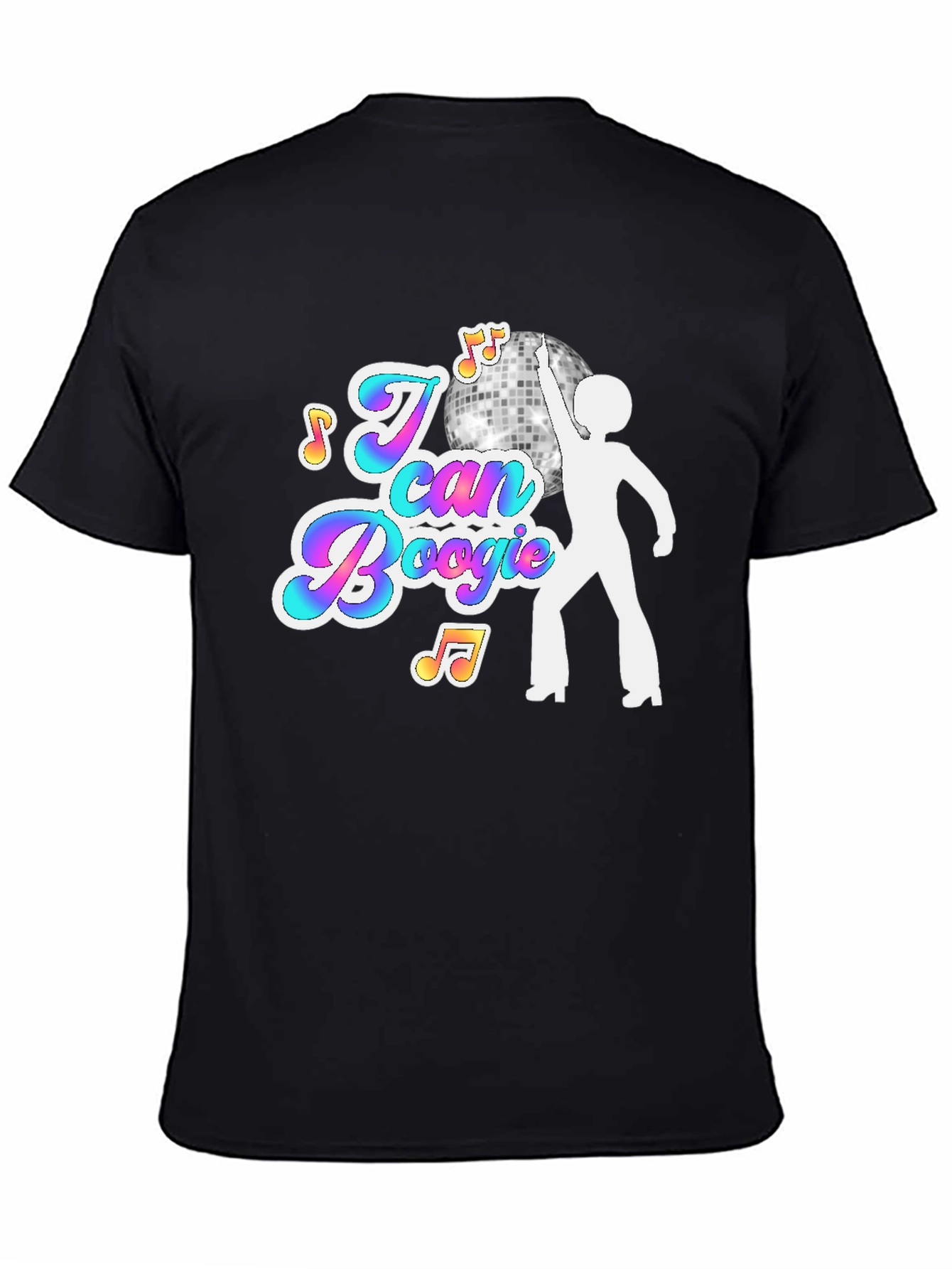 I Can Boogie Black Graphic Tee