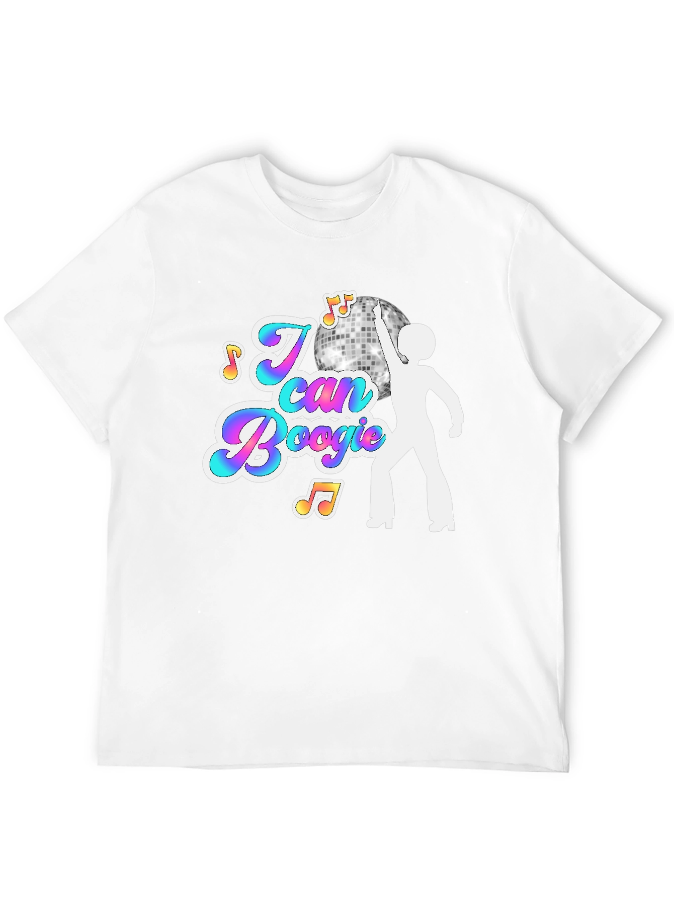I Can Boogie Black Graphic Tee