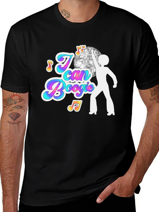 I Can Boogie Black Graphic Tee