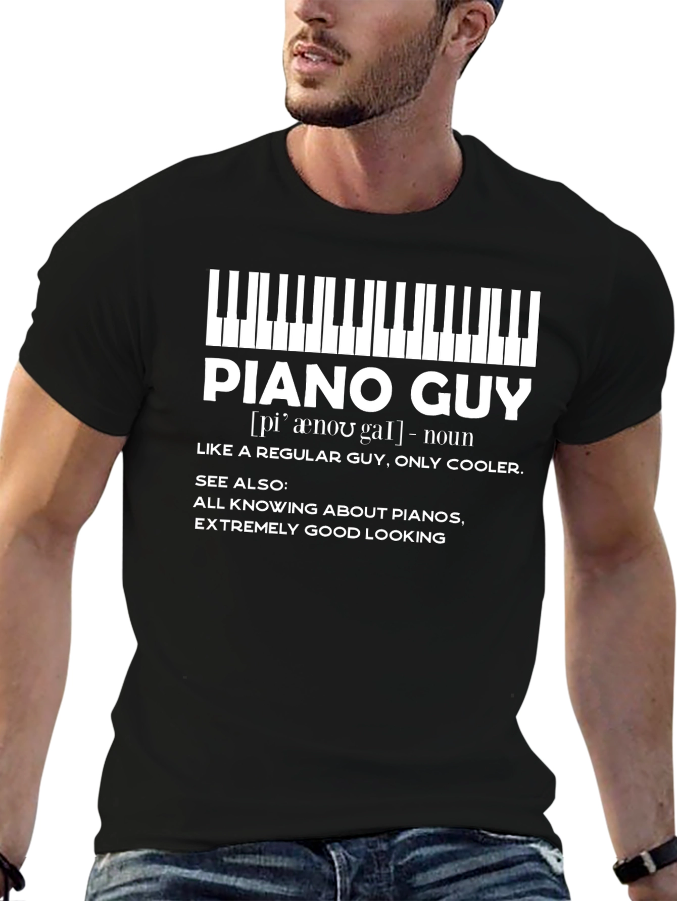 Piano Guy T-Shirt - Musician Gift