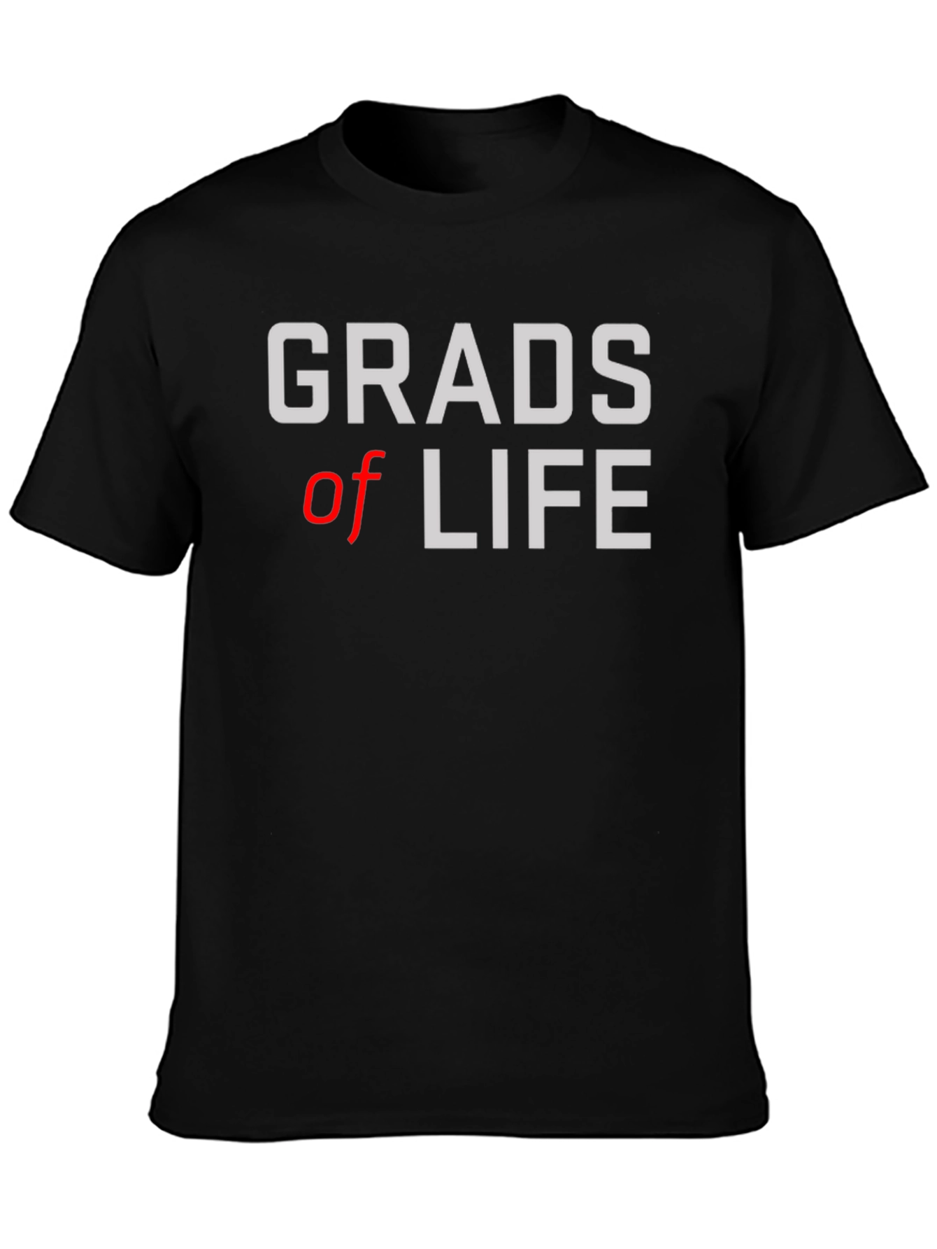 Grads of Life Black Graphic Tee