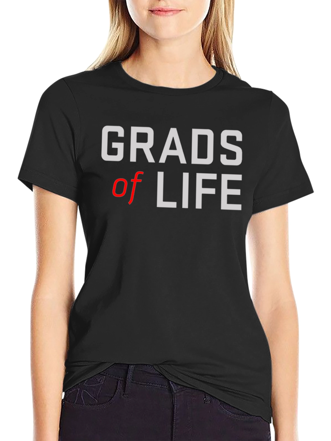 Grads of Life Black Graphic Tee