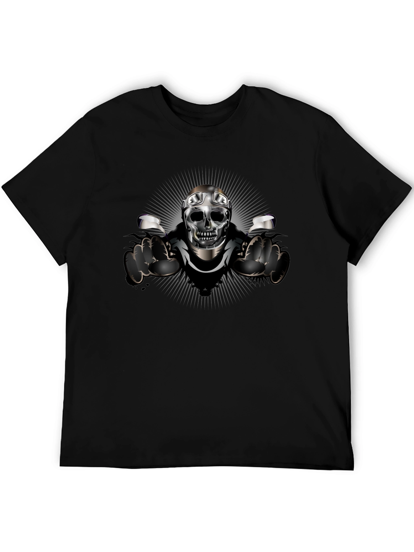 Skull Biker T-Shirt - Ride or Die