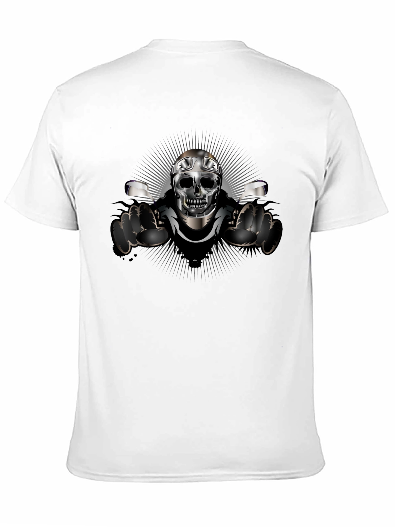 Skull Biker T-Shirt - Ride or Die