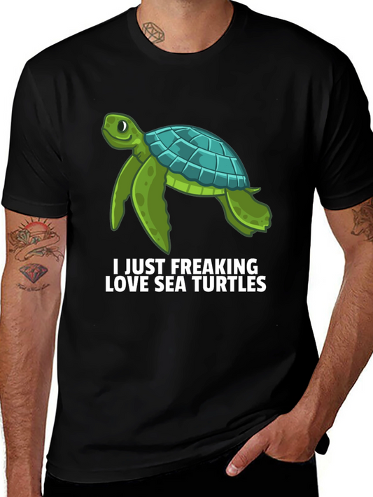 I Love Sea Turtles Graphic T-Shirt