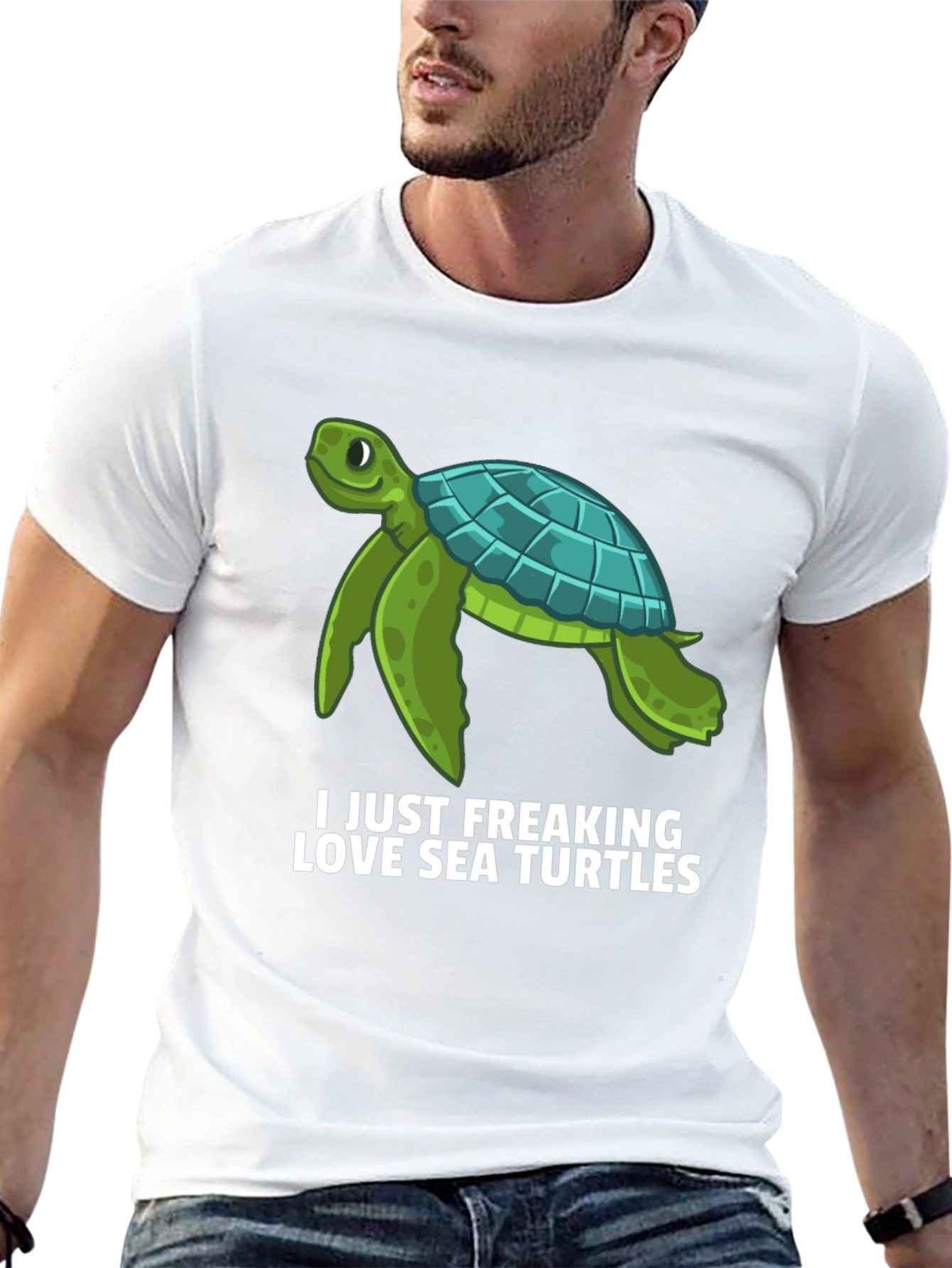 I Love Sea Turtles Graphic T-Shirt