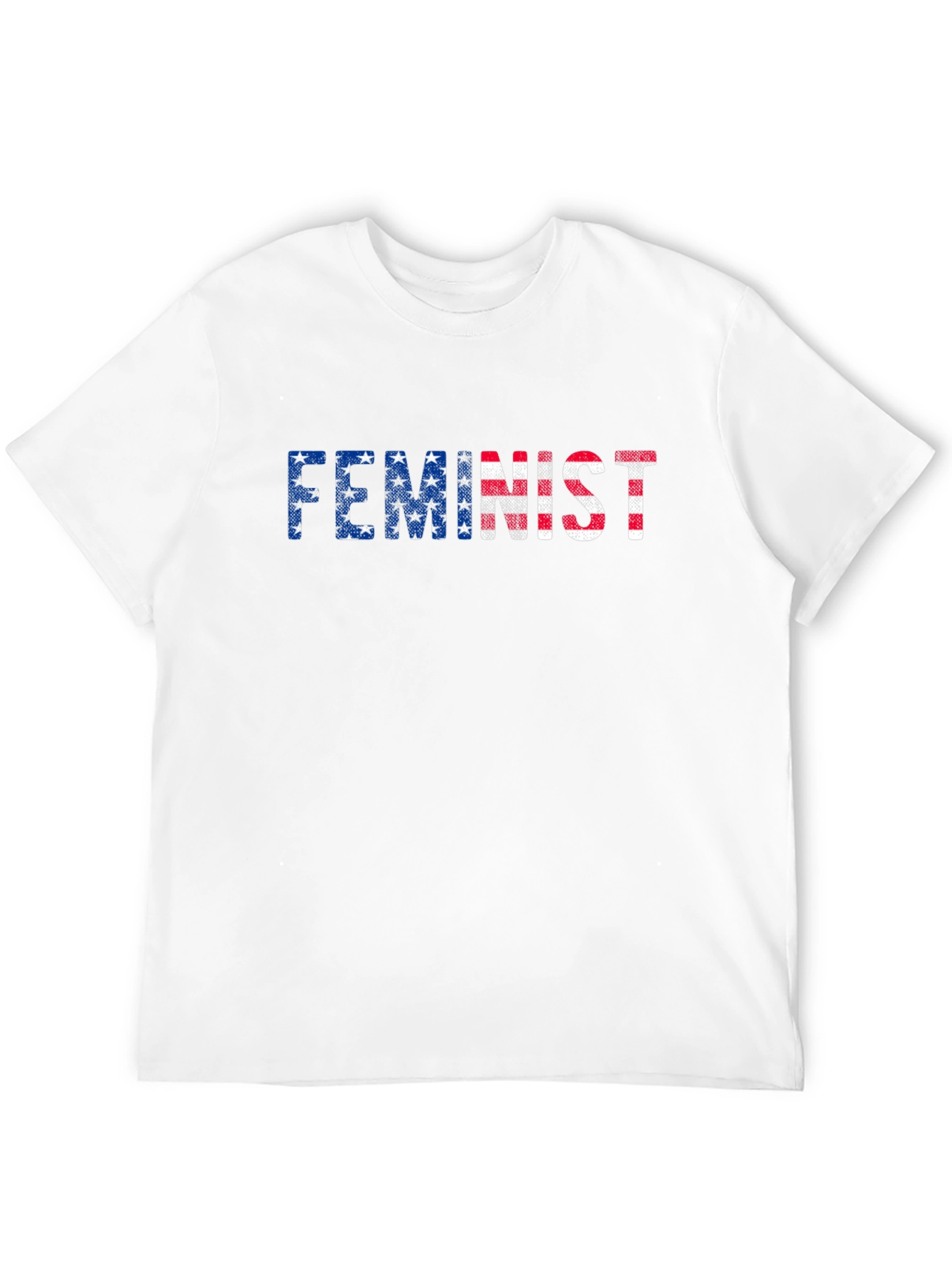 Feminist USA Flag Graphic T-Shirt