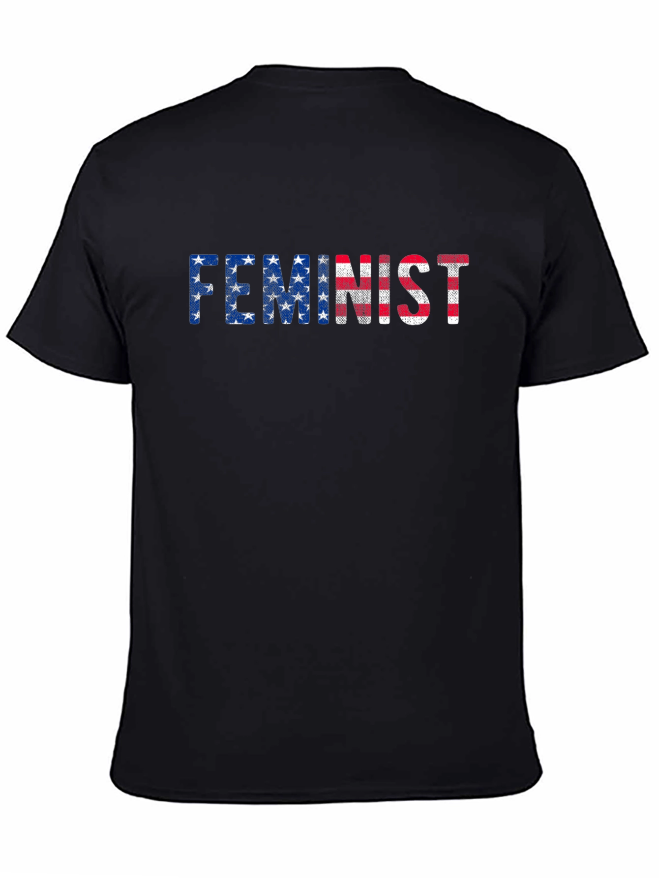 Feminist USA Flag Graphic T-Shirt