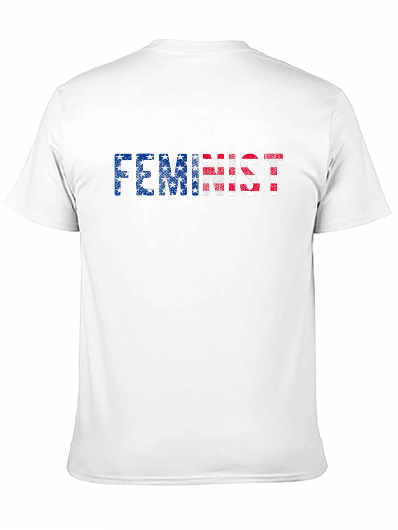 Feminist USA Flag Graphic T-Shirt