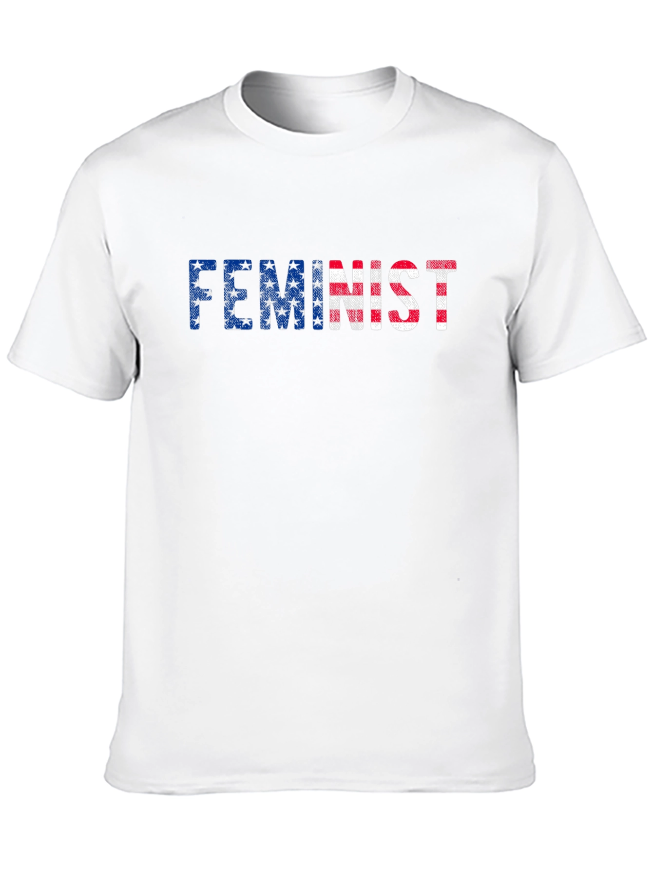 Feminist USA Flag Graphic T-Shirt