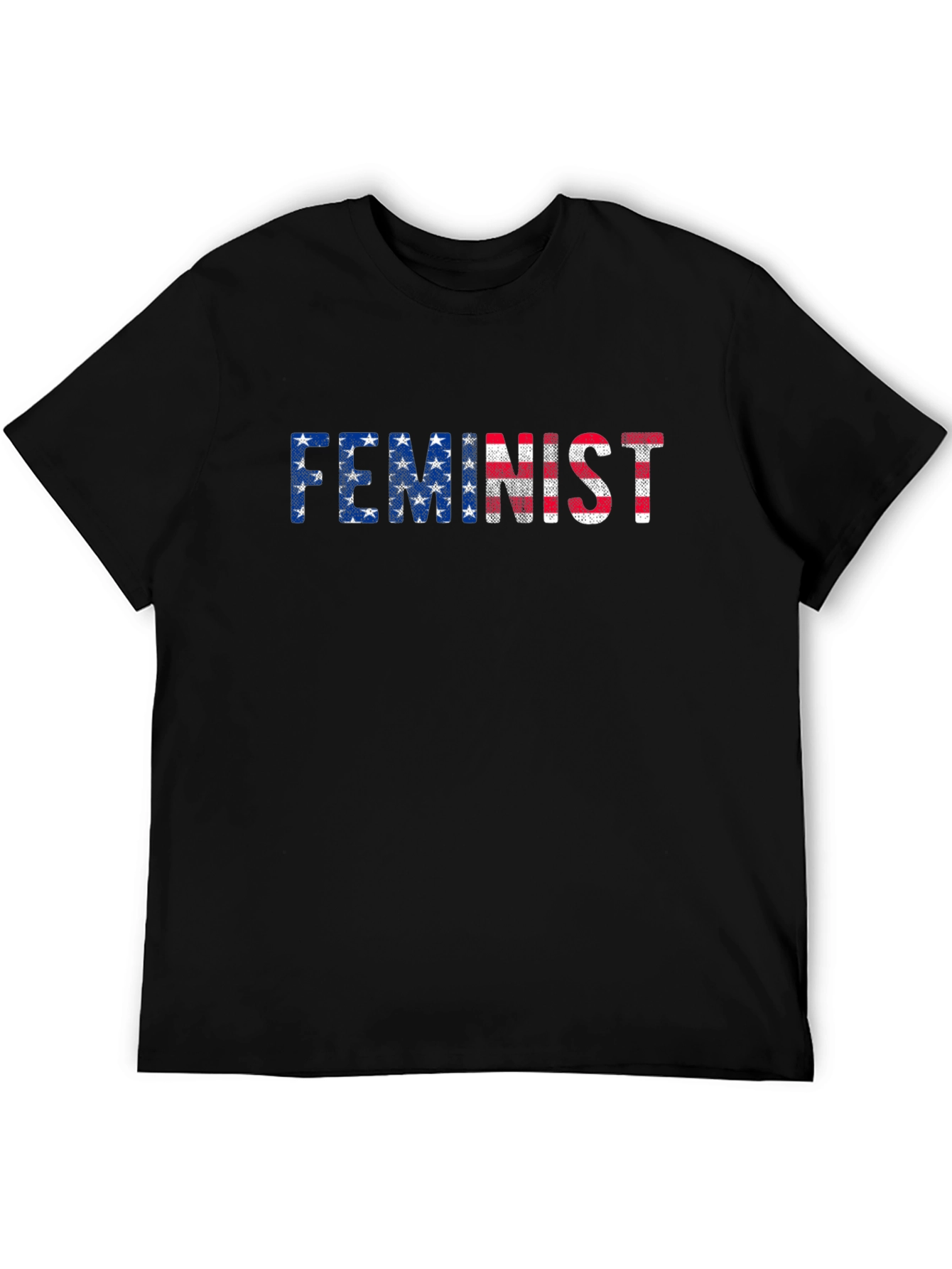 Feminist USA Flag Graphic T-Shirt