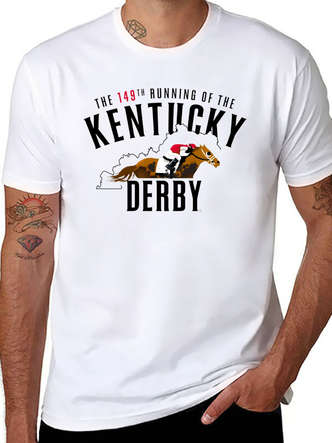 Kentucky Derby 149th Running Black T-Shirt