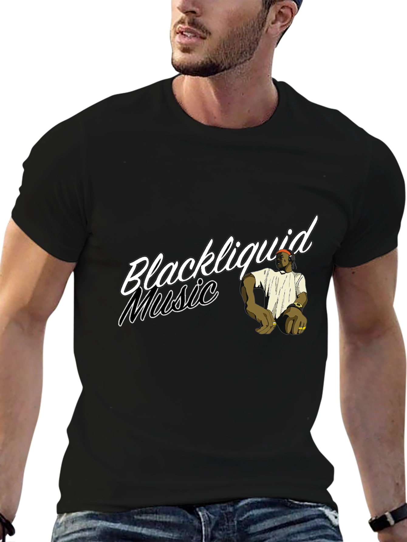 Blackliquid Music T-Shirt - Hip Hop Style