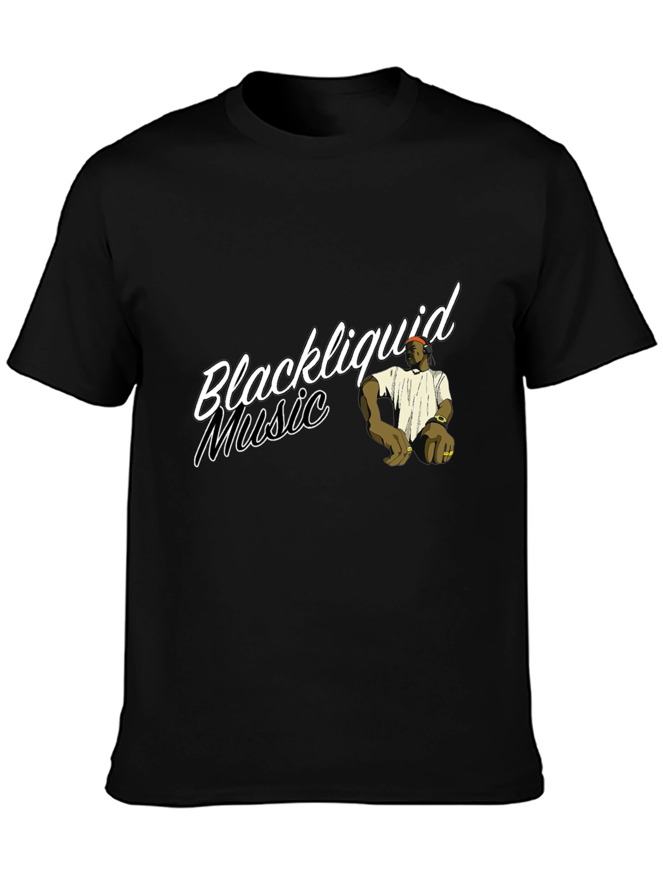 Blackliquid Music T-Shirt - Hip Hop Style