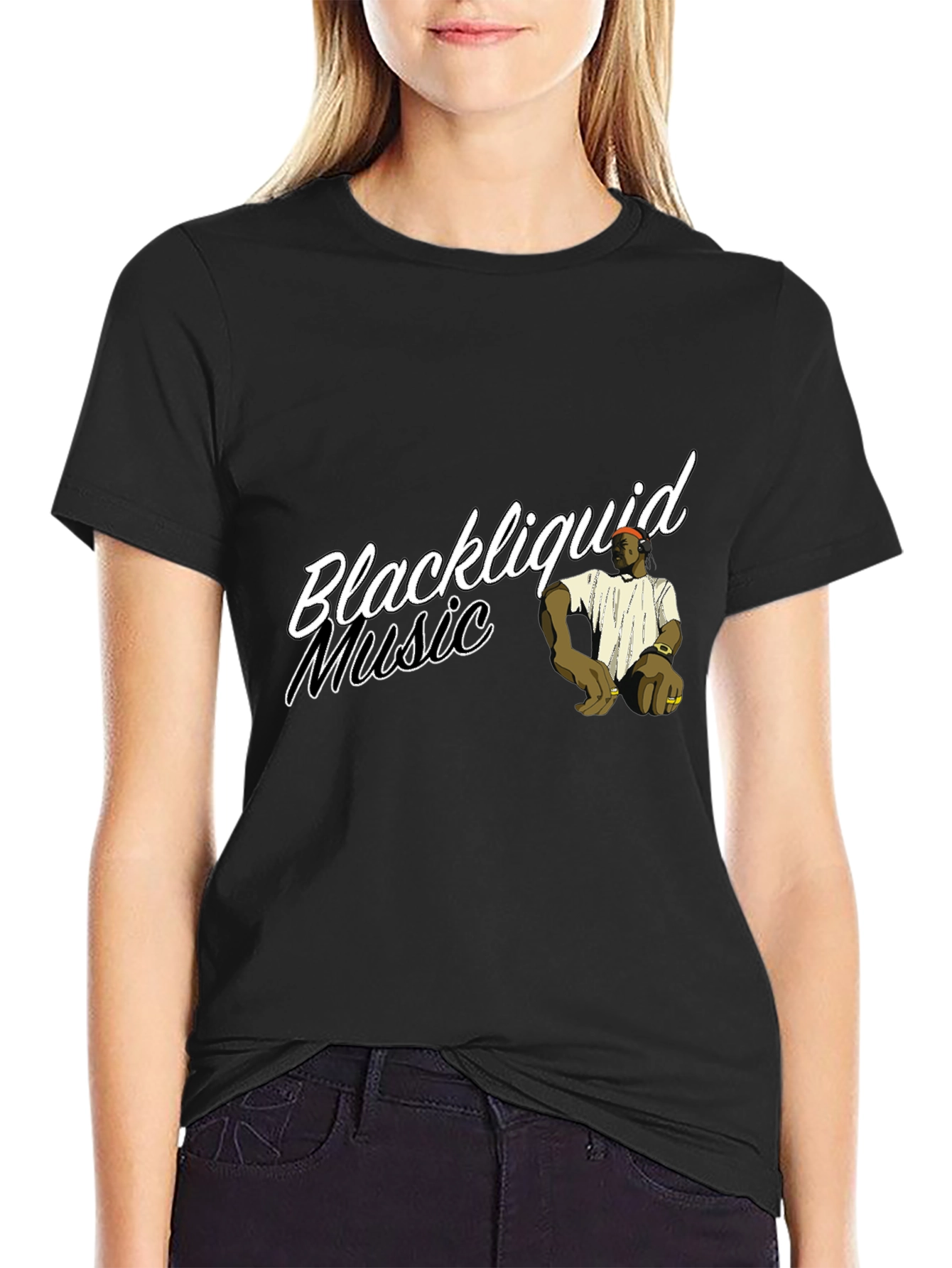 Blackliquid Music T-Shirt - Hip Hop Style