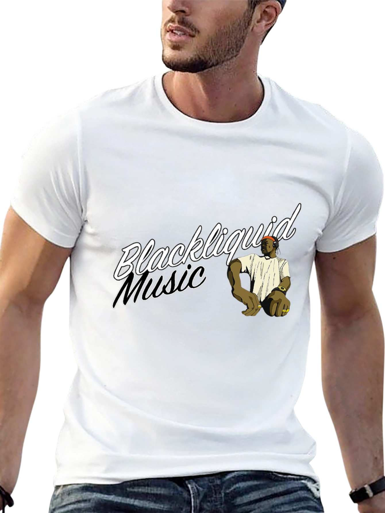 Blackliquid Music T-Shirt - Hip Hop Style