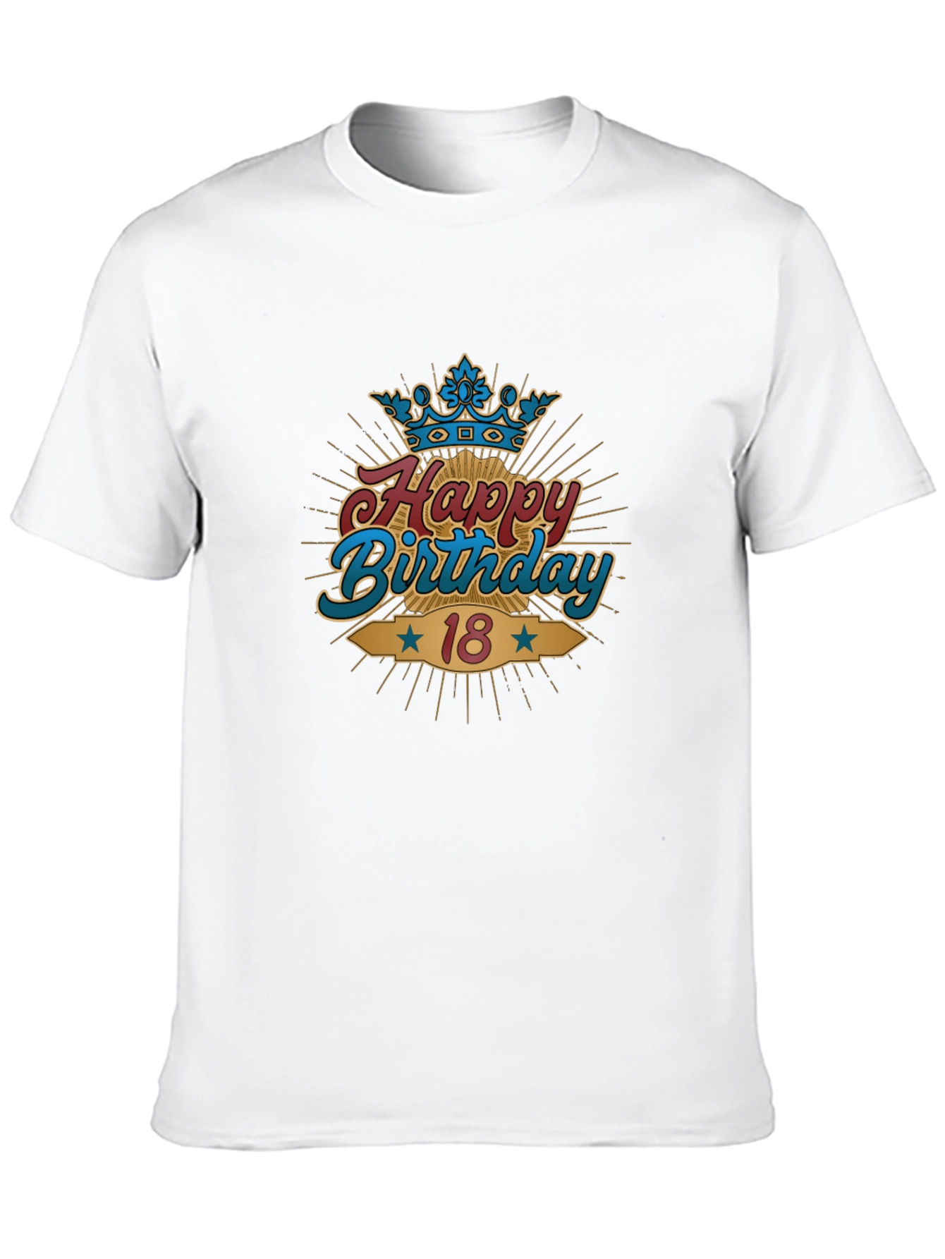 Happy 18th Birthday Black T-Shirt