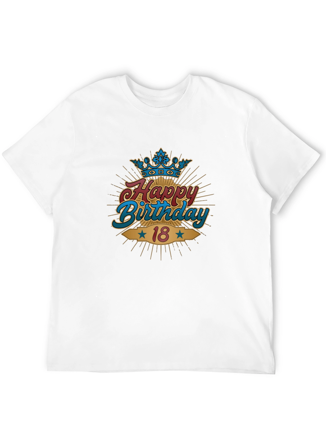 Happy 18th Birthday Black T-Shirt
