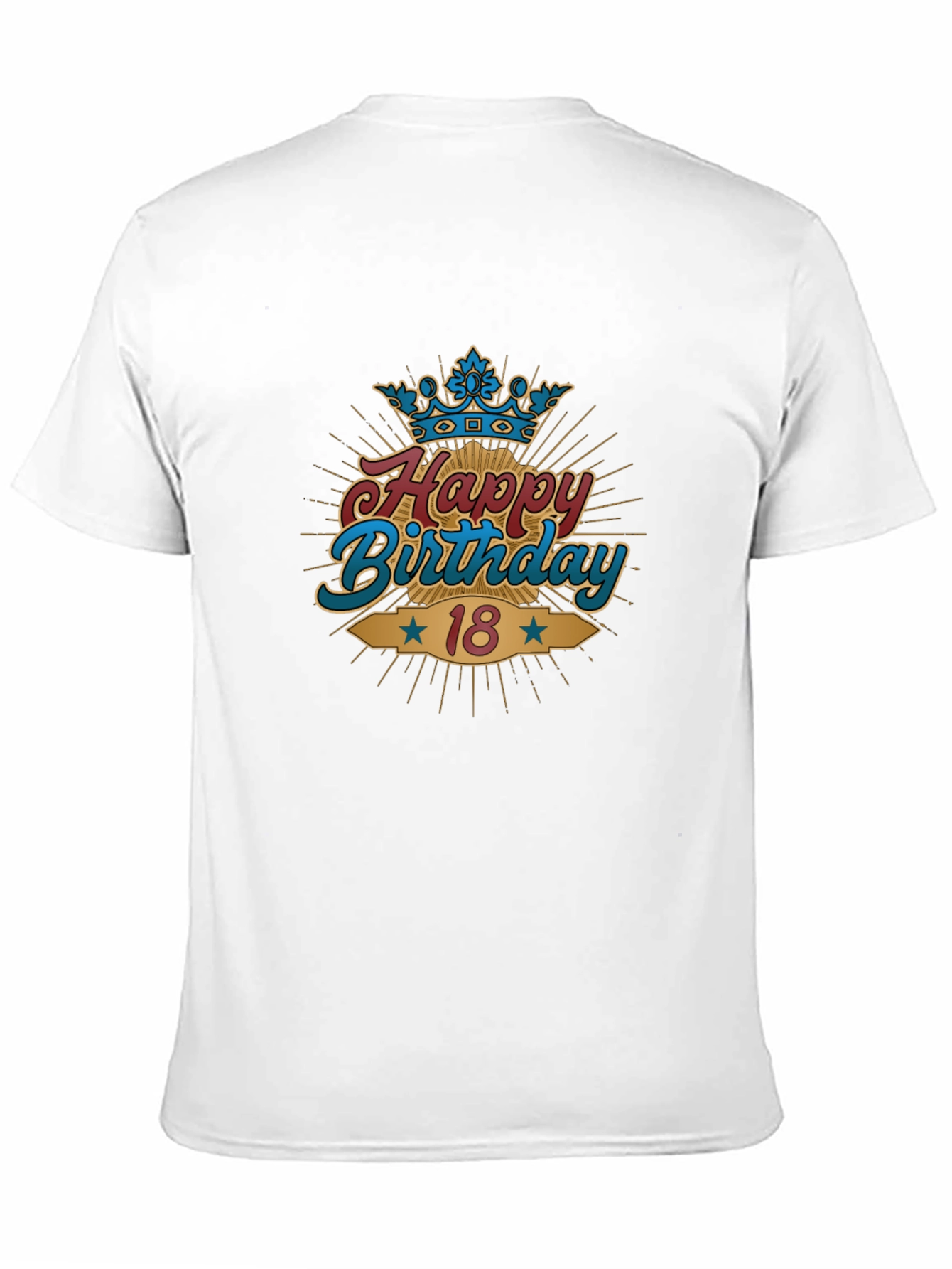 Happy 18th Birthday Black T-Shirt