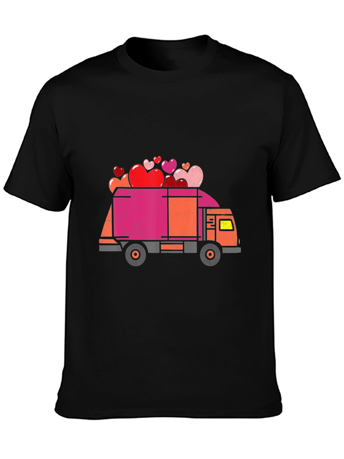 Heart Delivery Truck Graphic Tee