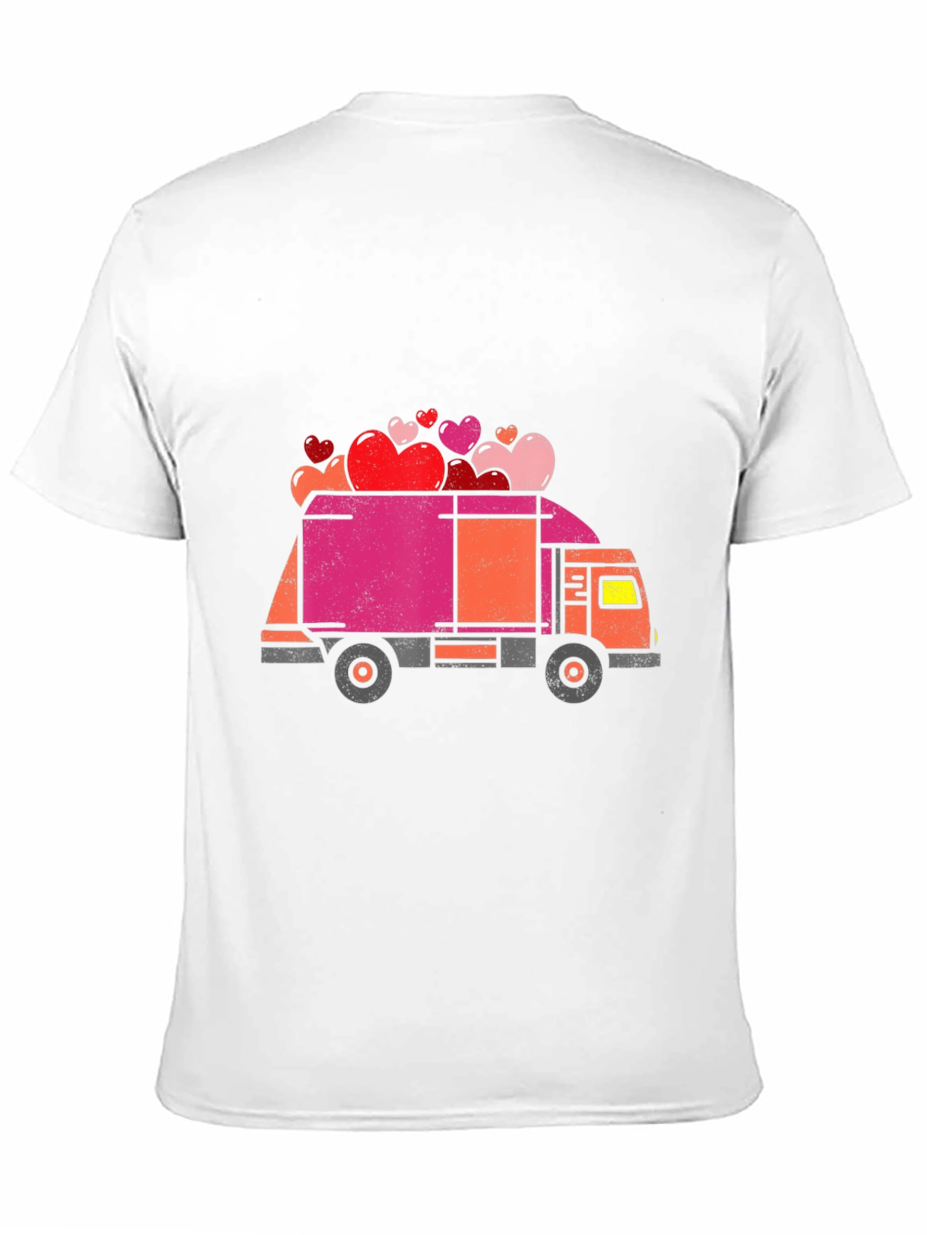 Heart Delivery Truck Graphic Tee