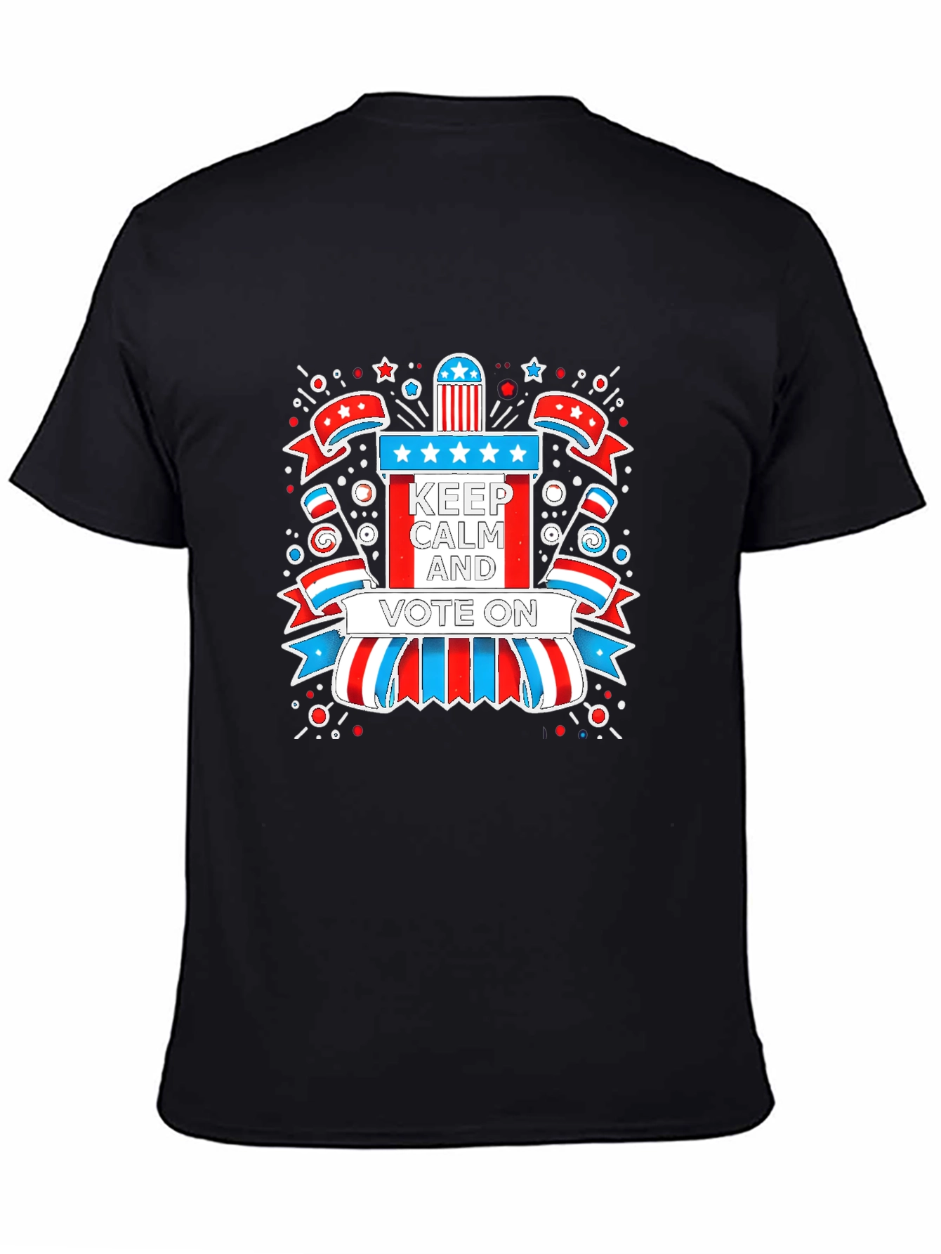 Patriotic Keep Calm and Vote On Graphic Tee