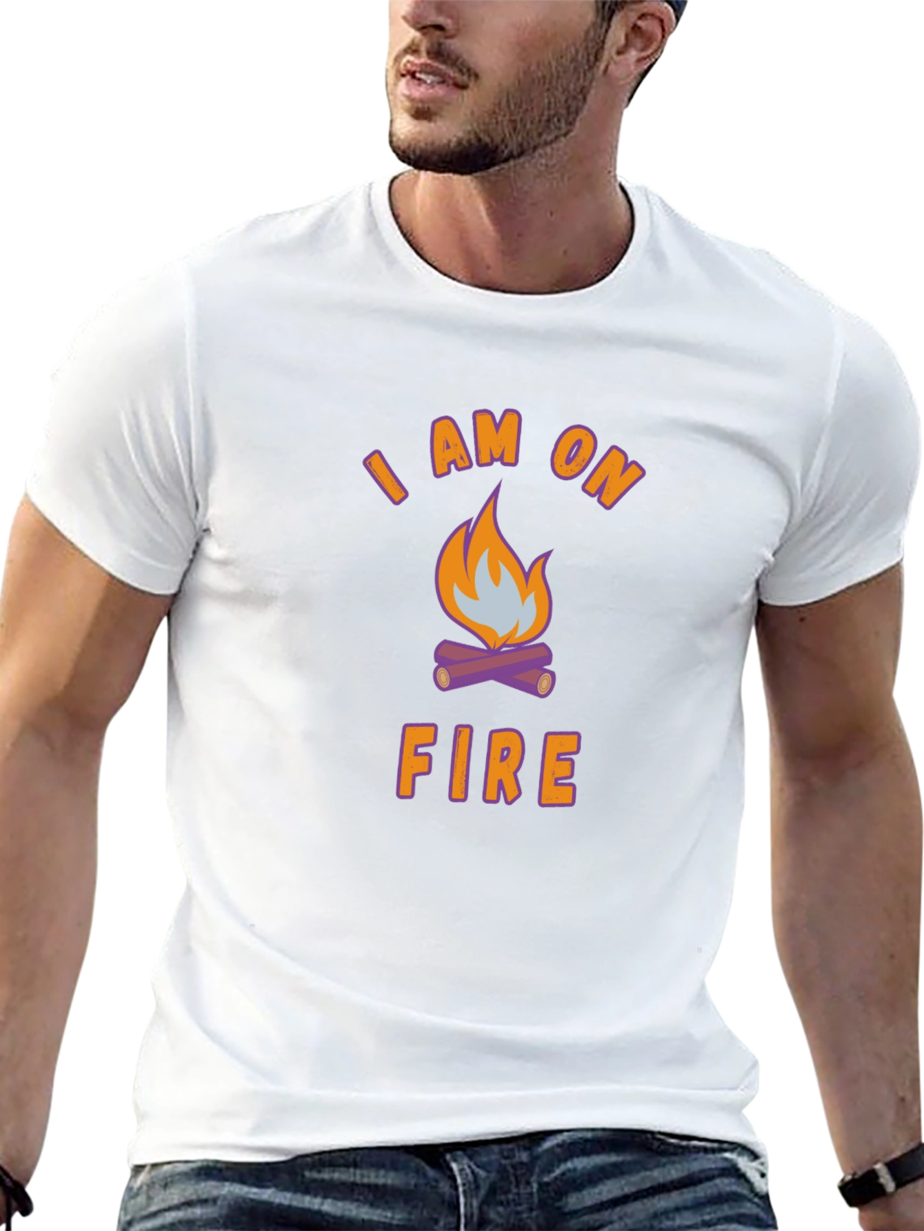 I Am On Fire Graphic Tee