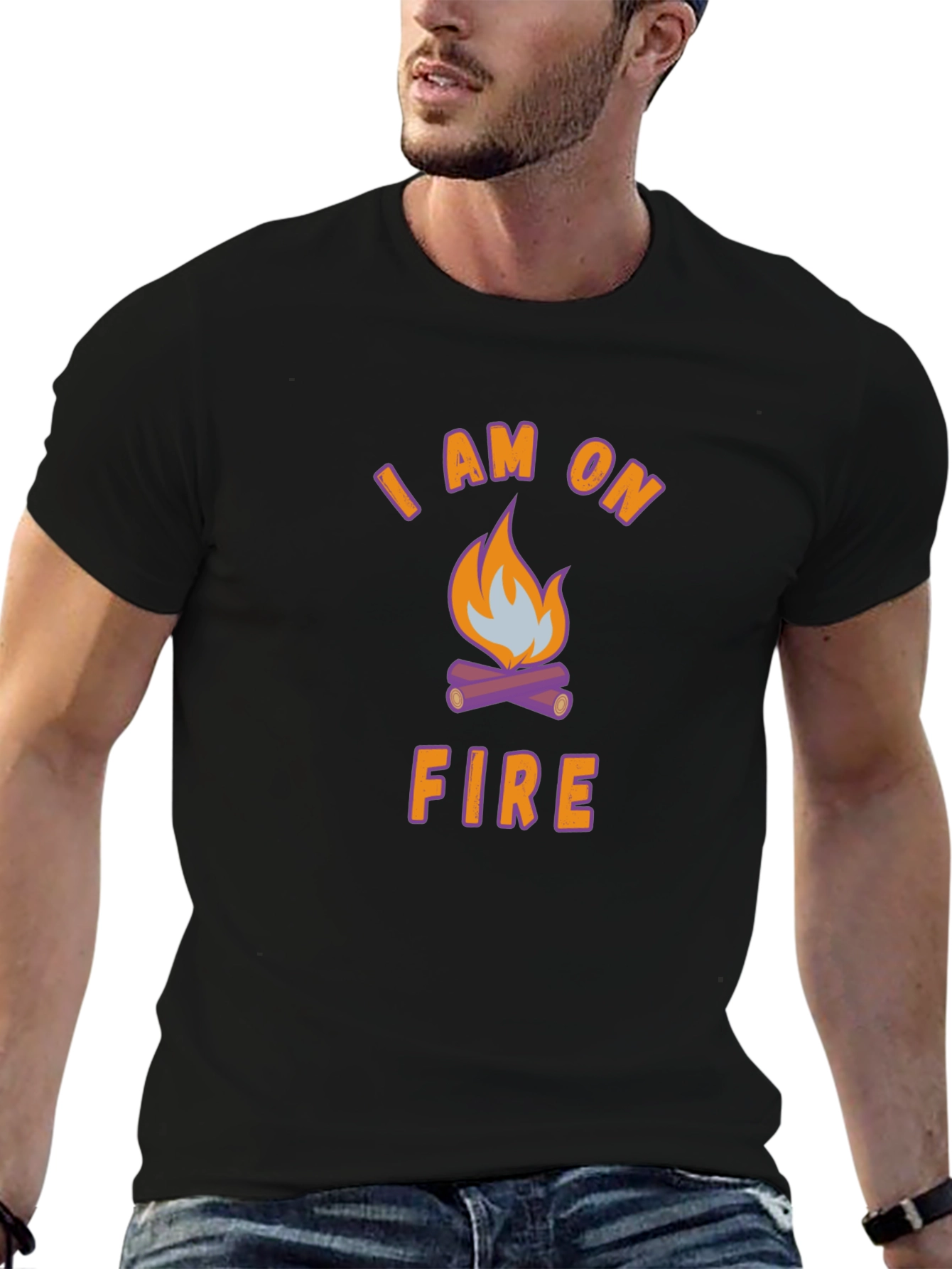 I Am On Fire Graphic Tee