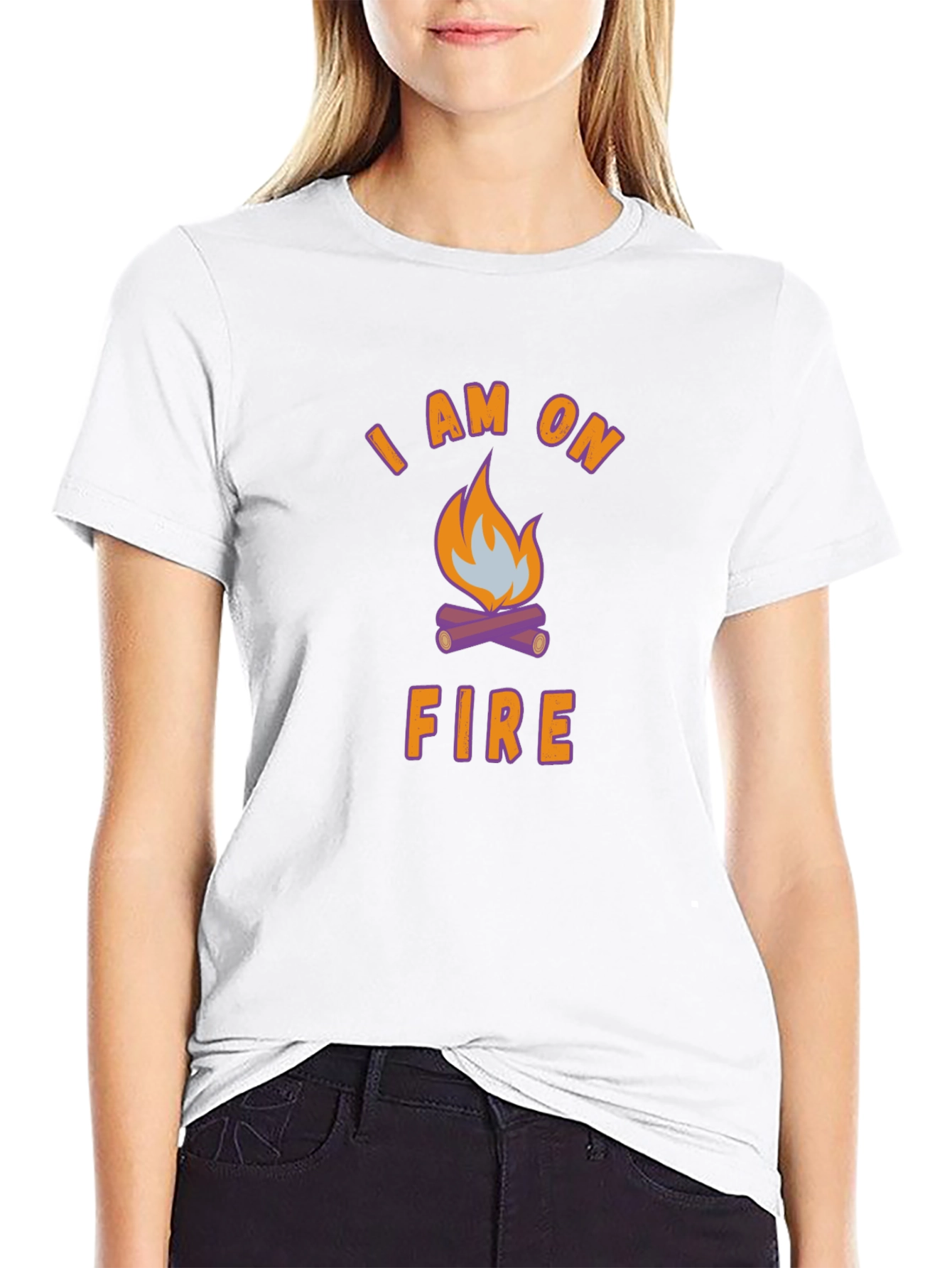 I Am On Fire Graphic Tee